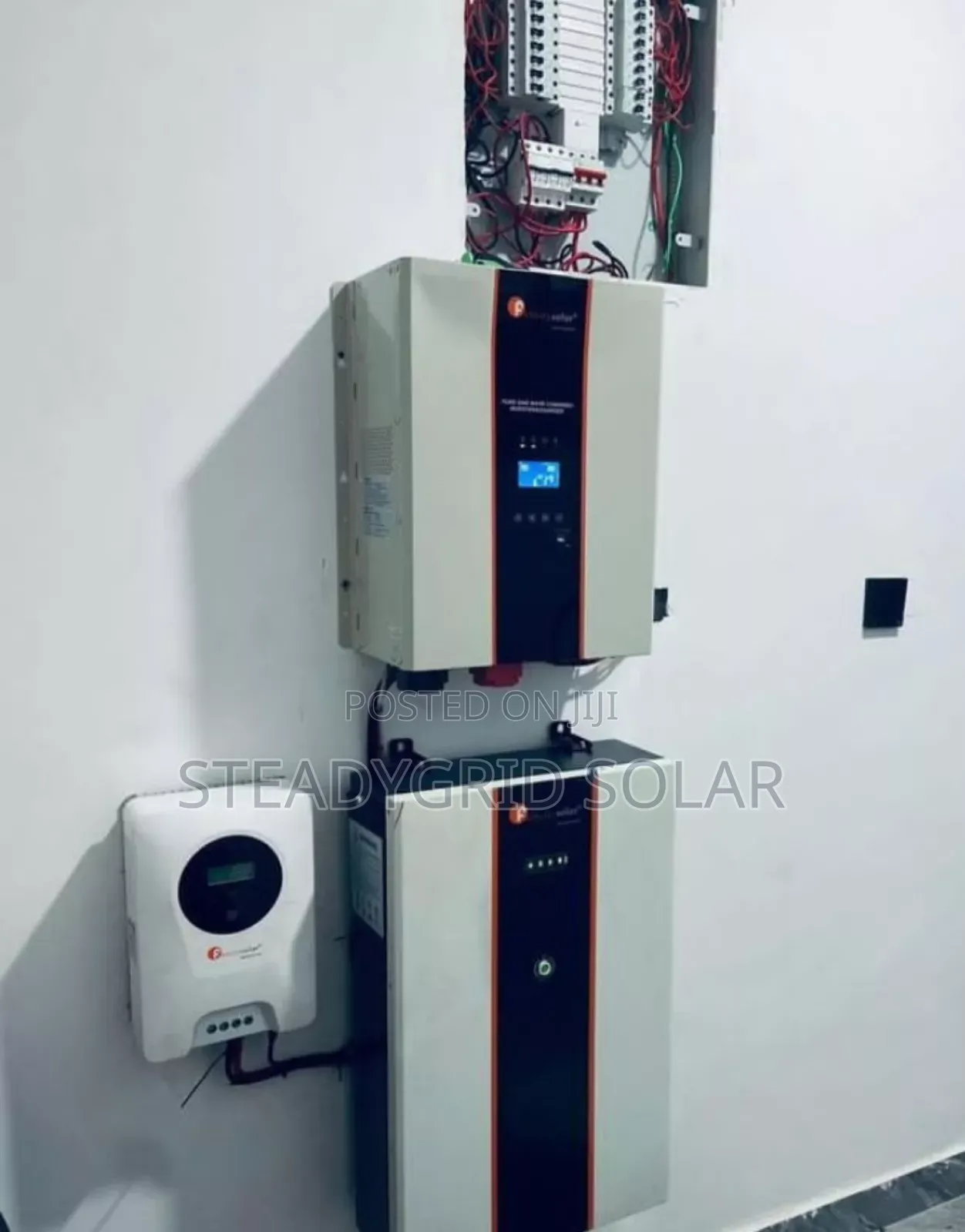 Felicity 10kva/48v/10kwh Solar Powered Inverter Installation