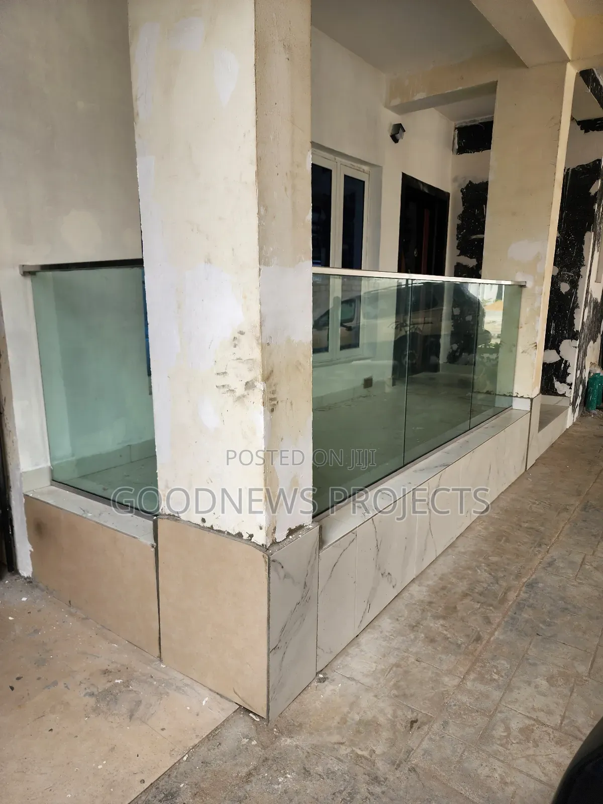 Tempered Plain Glass Handrail {Tempered}