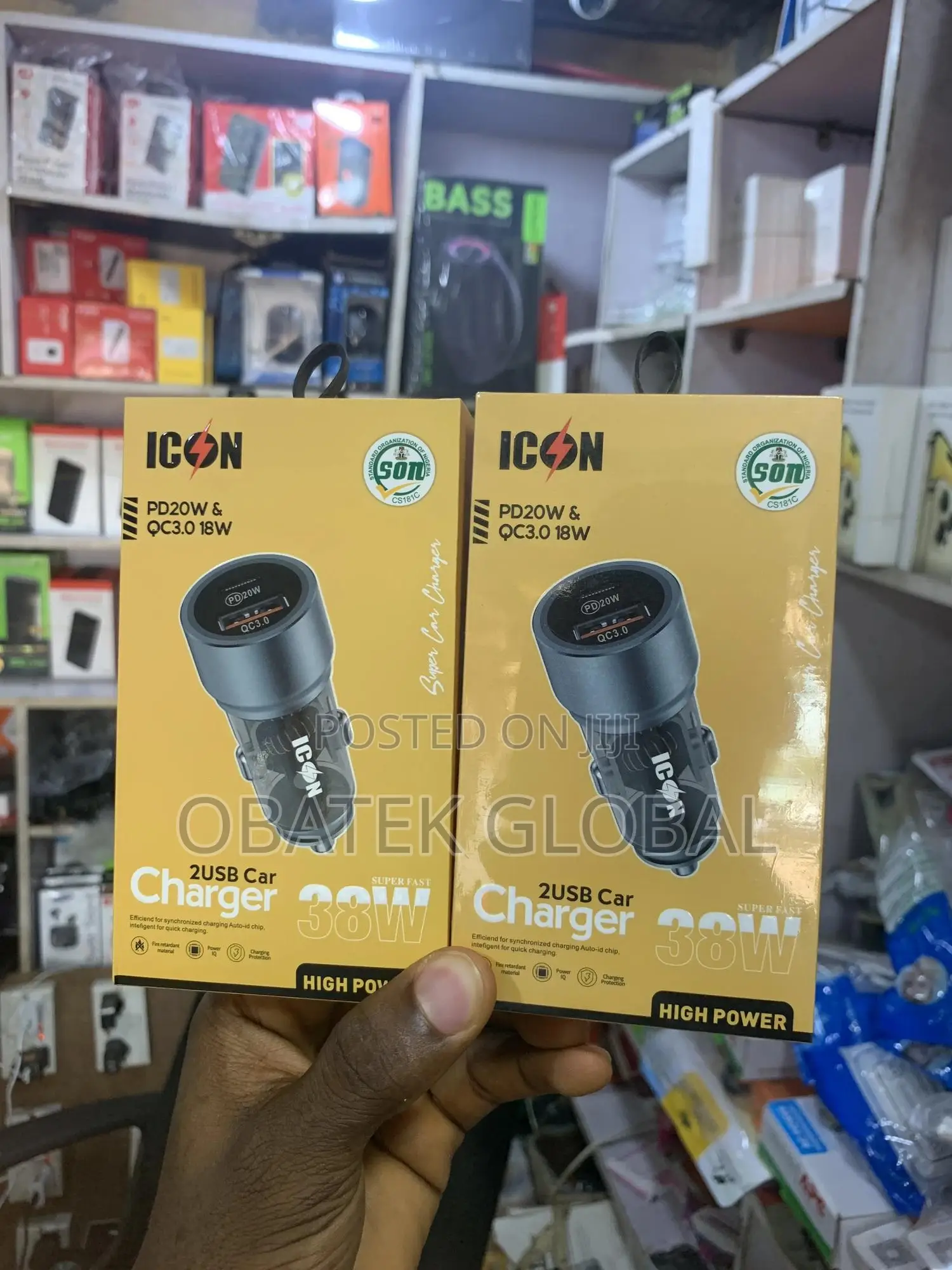 Chupez ICON 38watts Car Charger