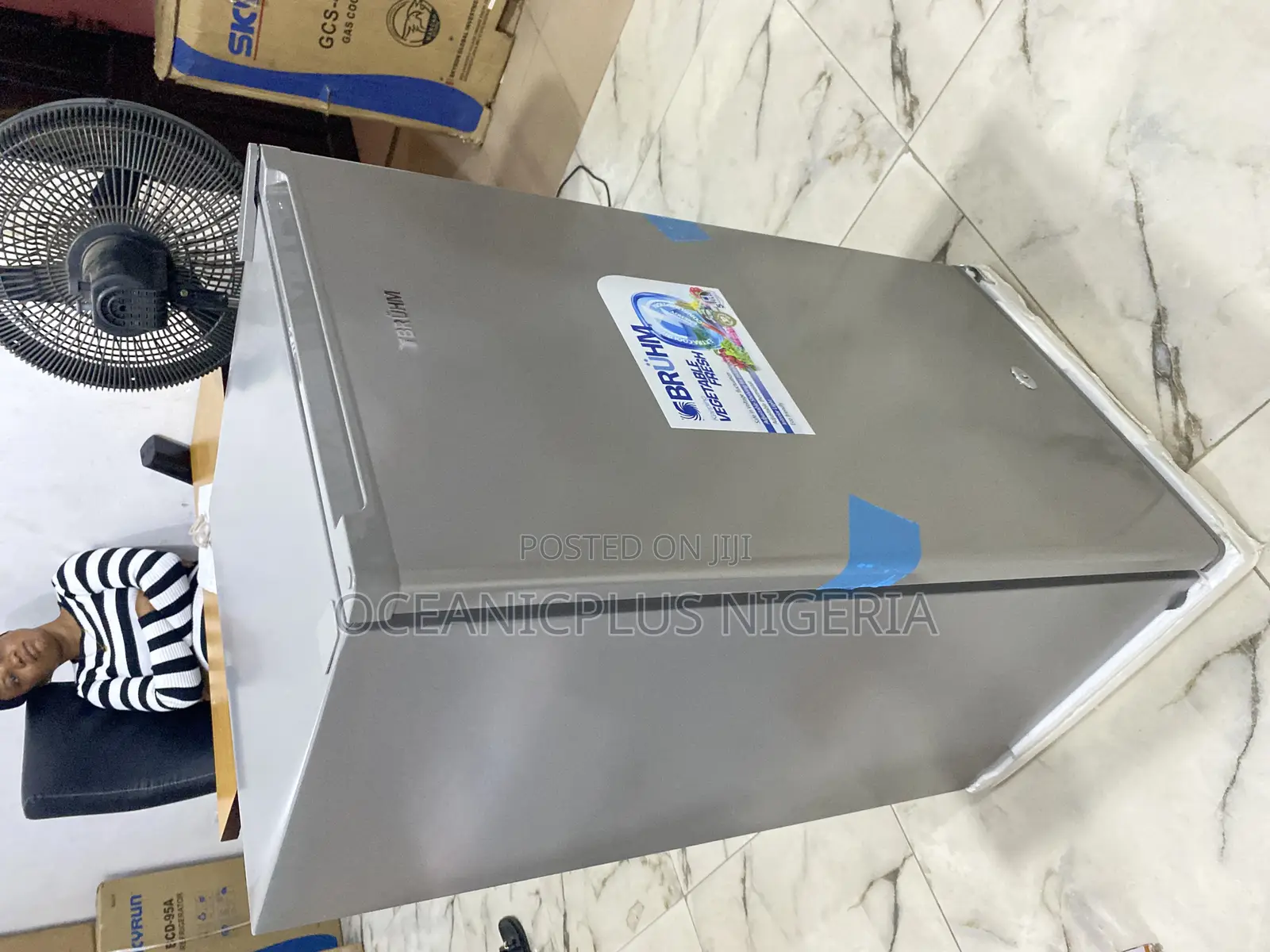 Fast Freezing=93l Bruhm Single Door Refrigerator
