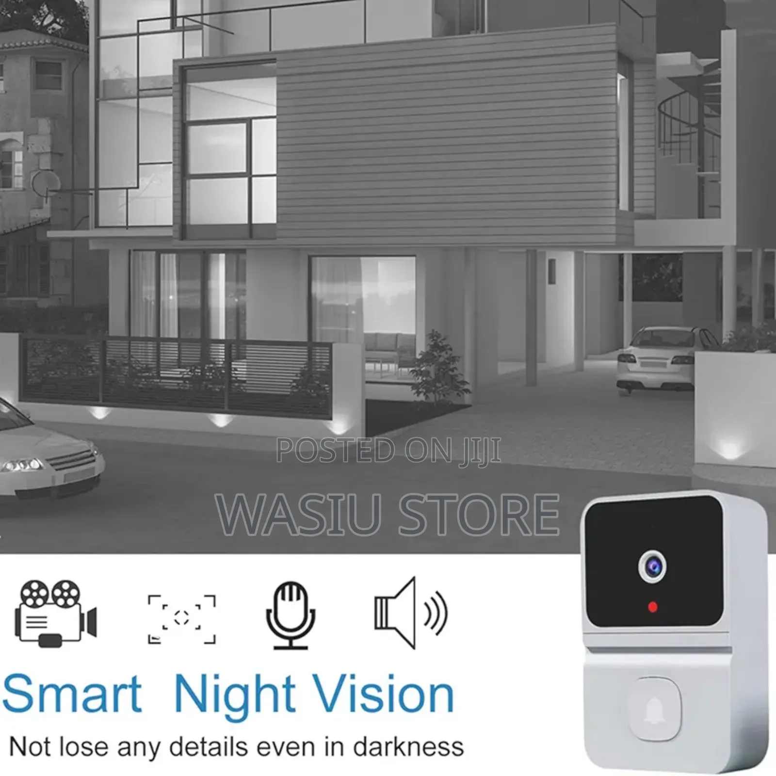 Smart Wireless Video Doorbell Door Bell Wifi Intercom Ring