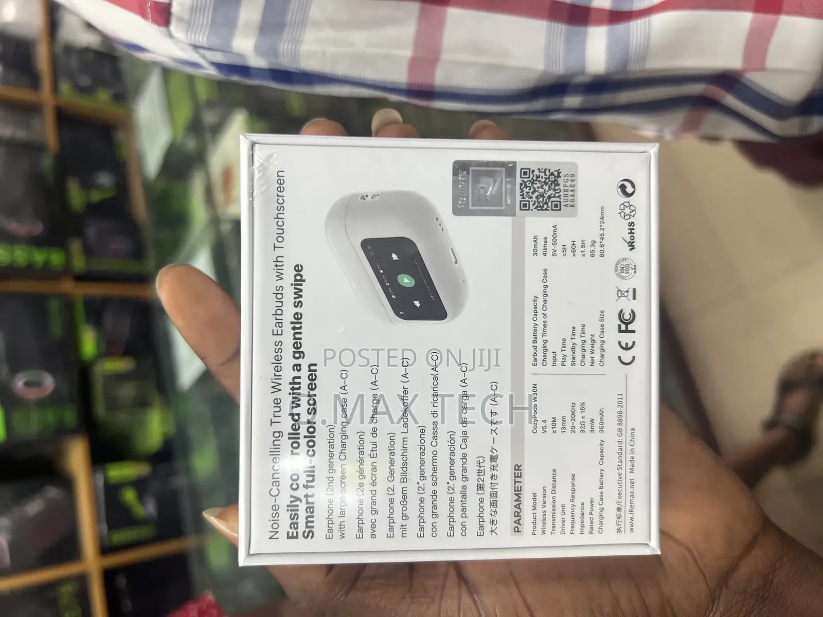 Remax Cozypods W30N Earbuds With Touch Screen