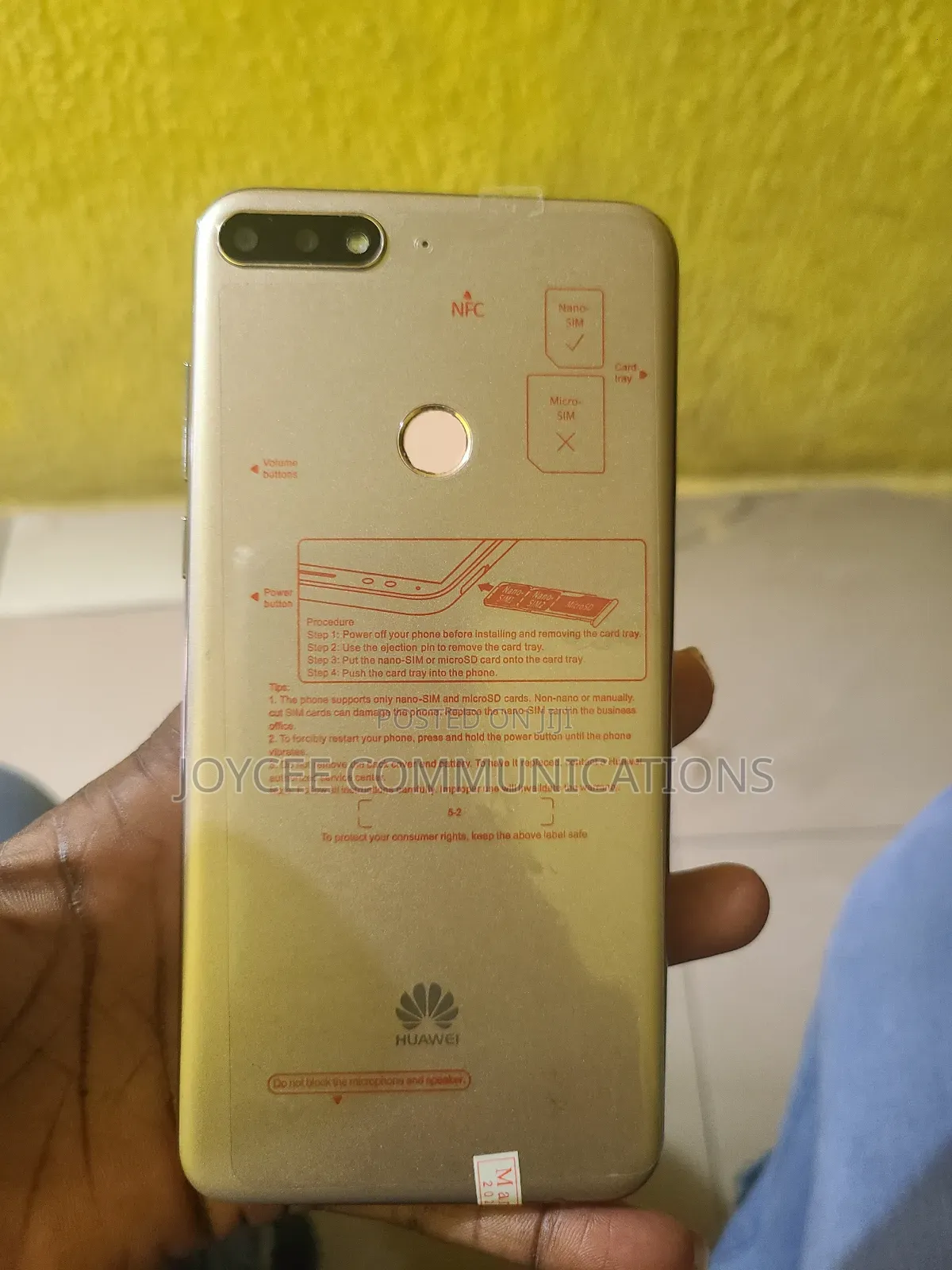 Huawei Y7 Prime 64 GB Gold