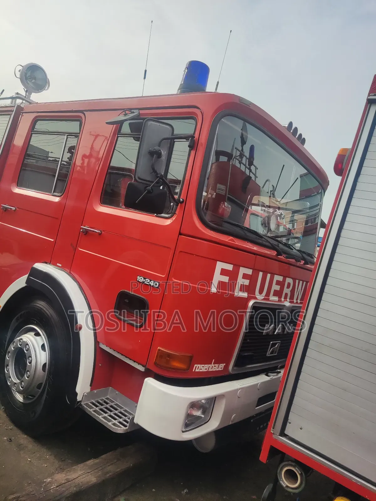 Mercedes Benz Fire Fighting Truck