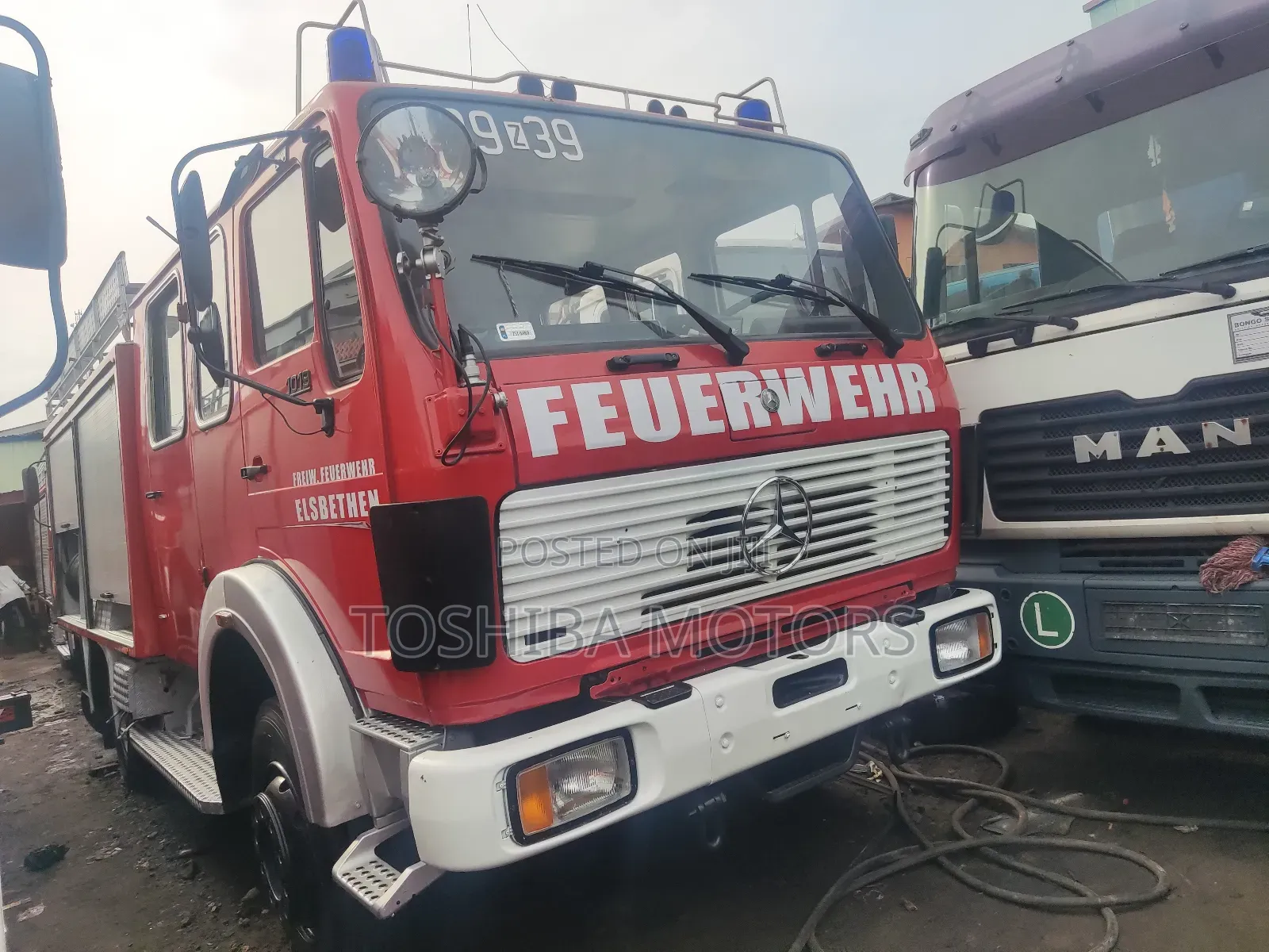 Mercedes Benz Fire Fighting Truck