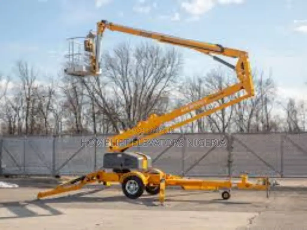 50" Towable Electric Articulating Boom Lift