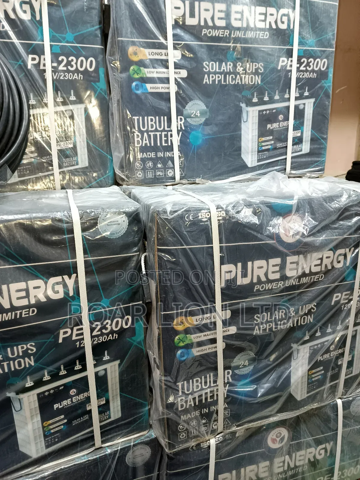 Pure Energy Tubular 230ah