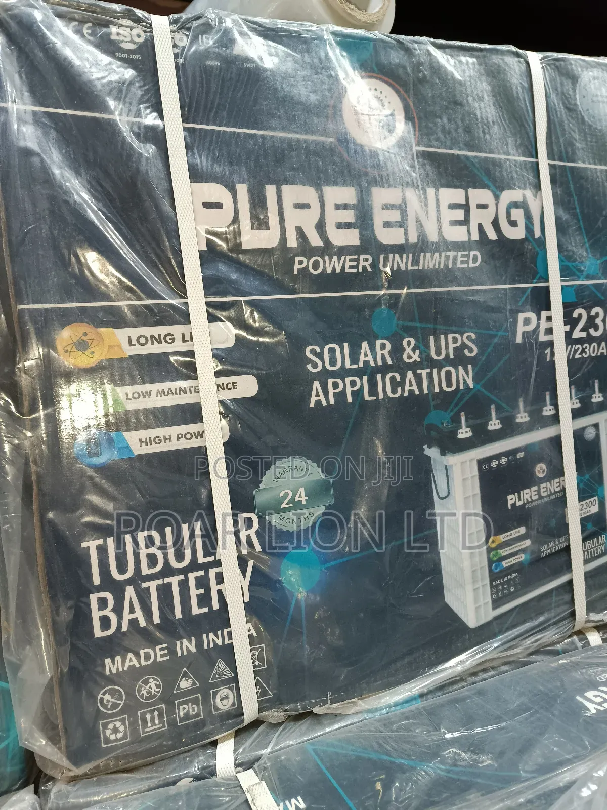 Pure Energy Tubular 230ah