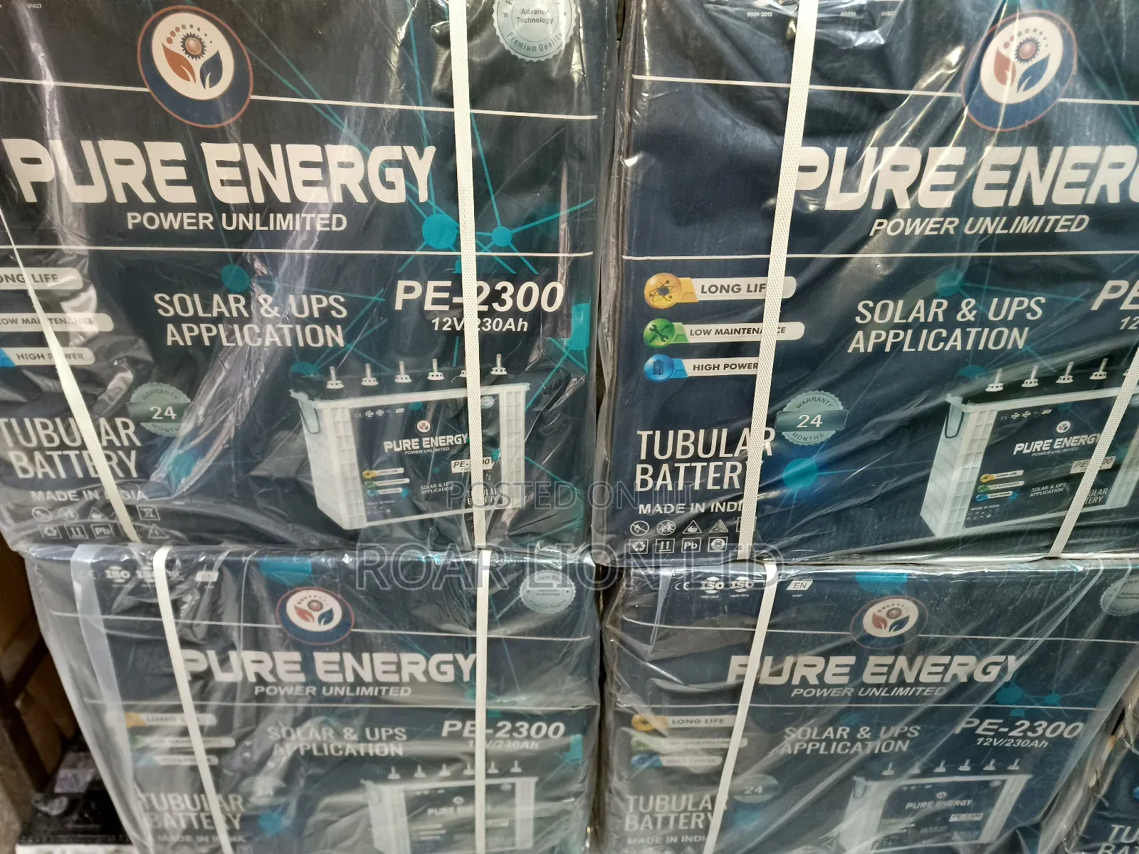 Pure Energy Tubular 230ah