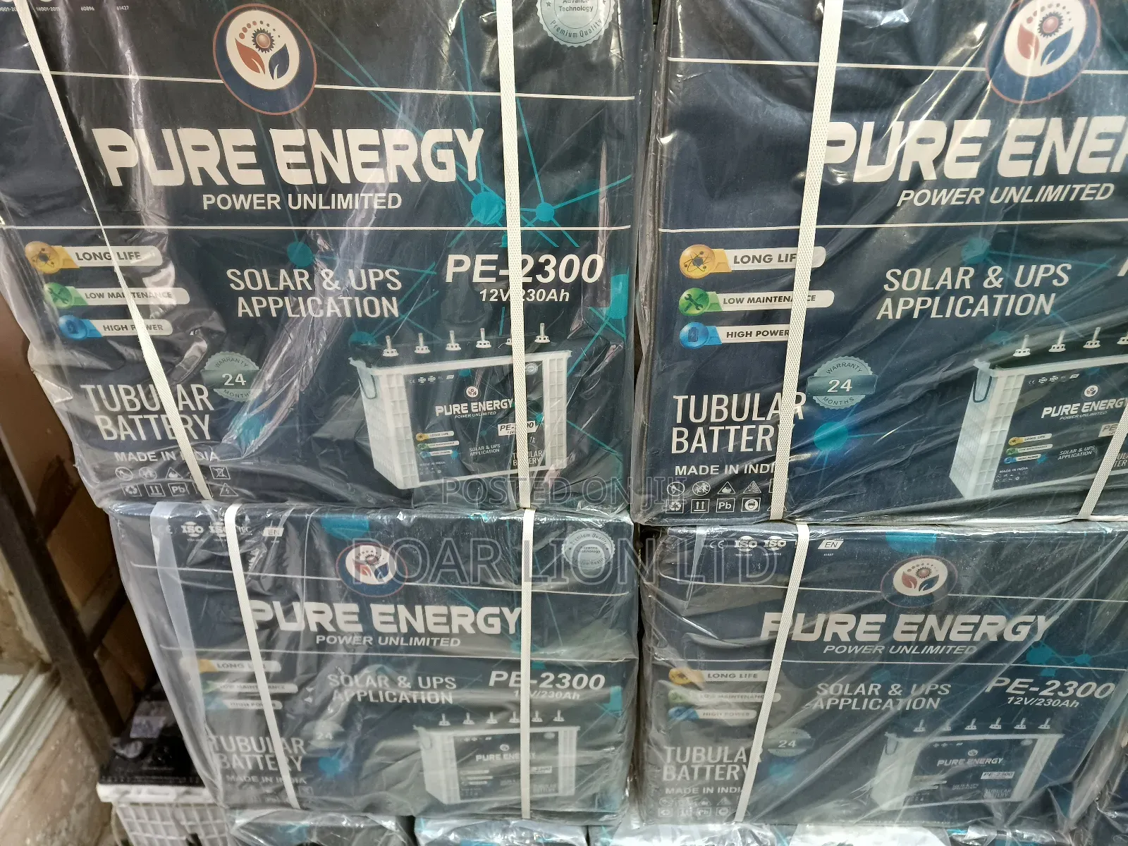 Pure Energy Tubular 230ah