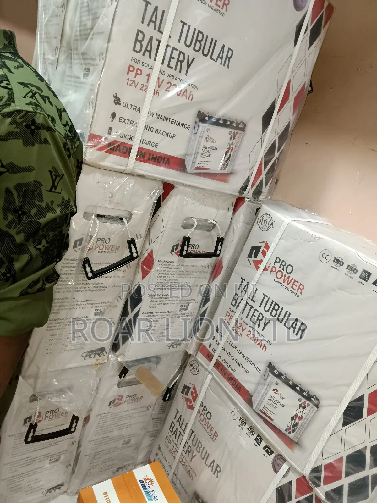 PRO Power 220ah Tubular Bettery