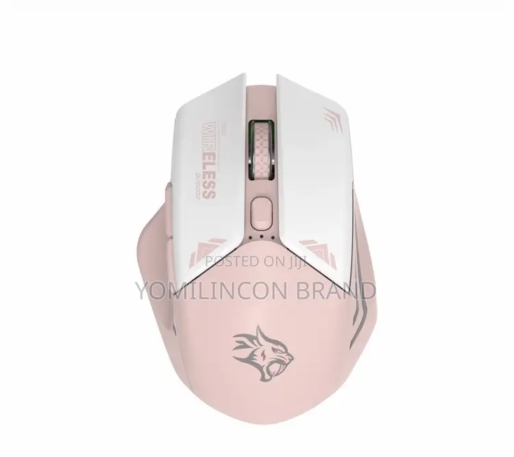 Porodo Gaming Wireless Mouse, 3 Levels Dpi, - Pink