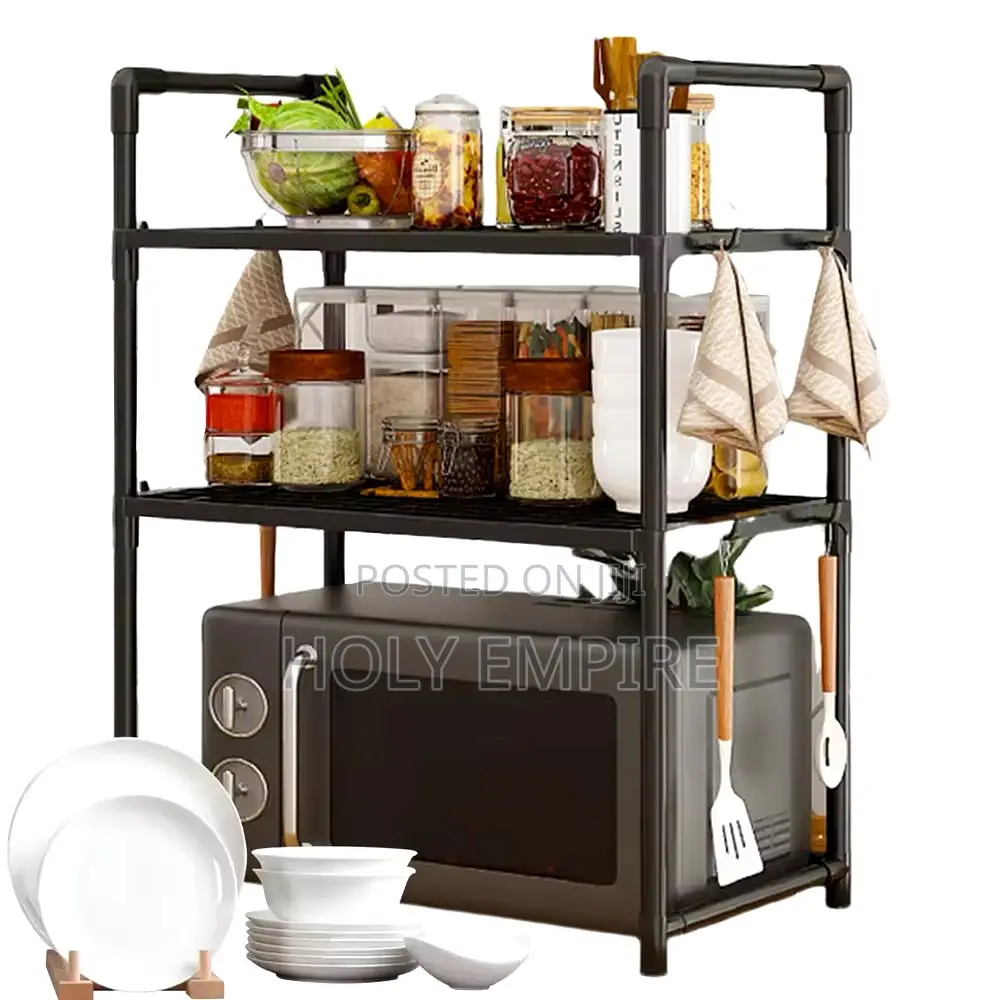 Household Microwave Stove Shelf Multi-Layer Kitchen Rack
