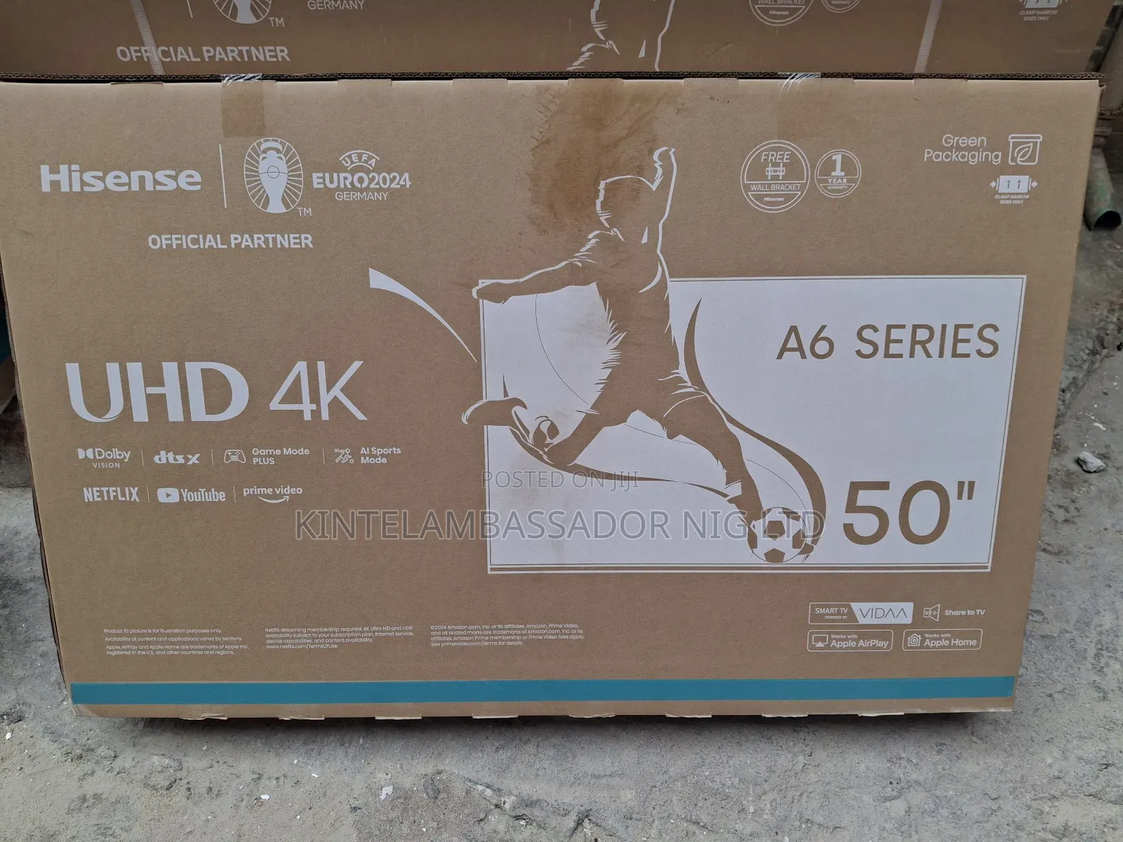 Hisense 50" A6 Series- Uhd4k