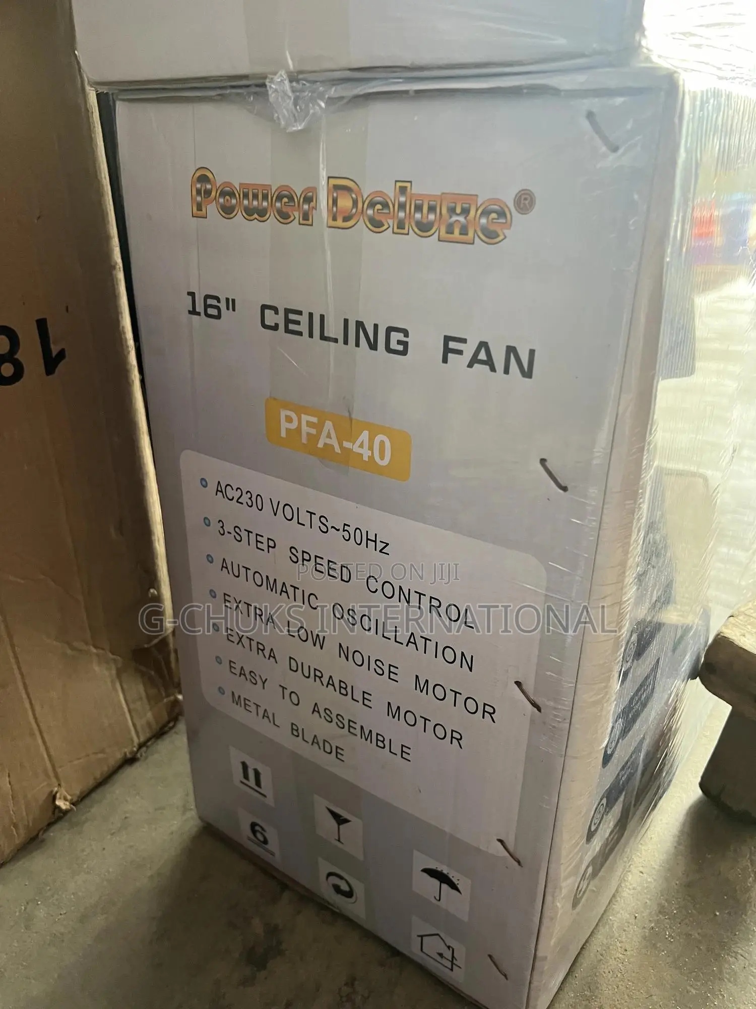 Power Deluxe Electric Orbit Fan- 16 Inches