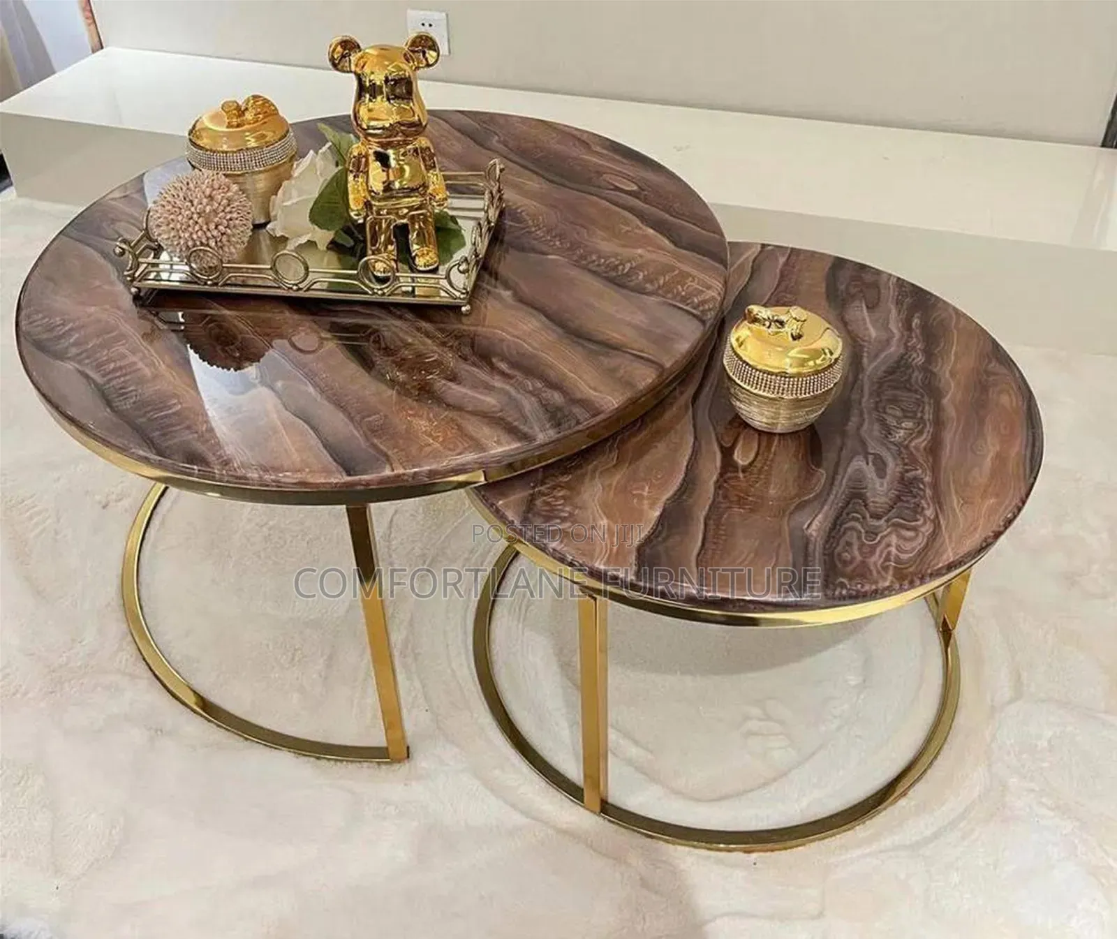 Marble Two in One Centre Table