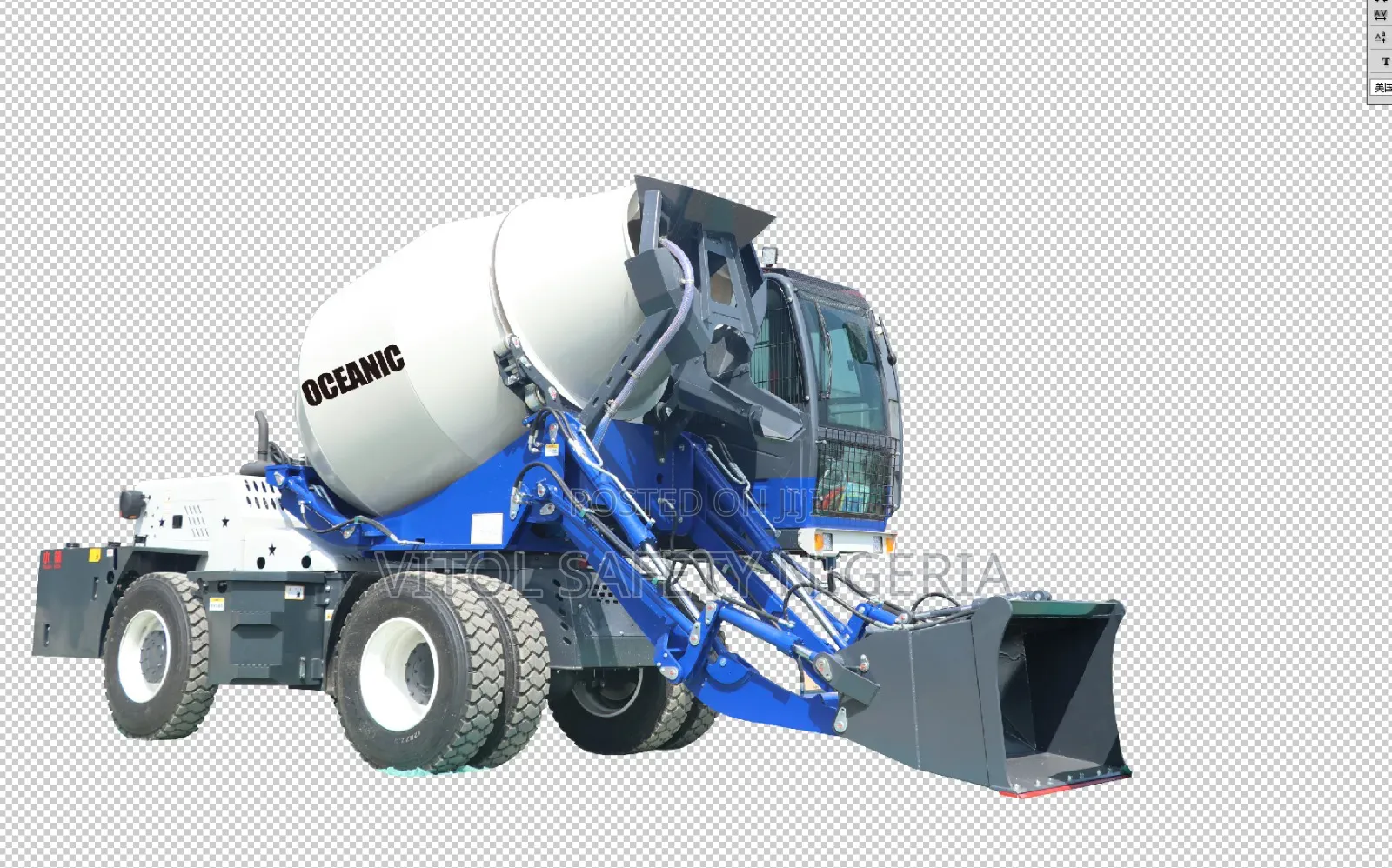 6 Cubic Mobile Selfload Concrete Mixer (6000 Litres)