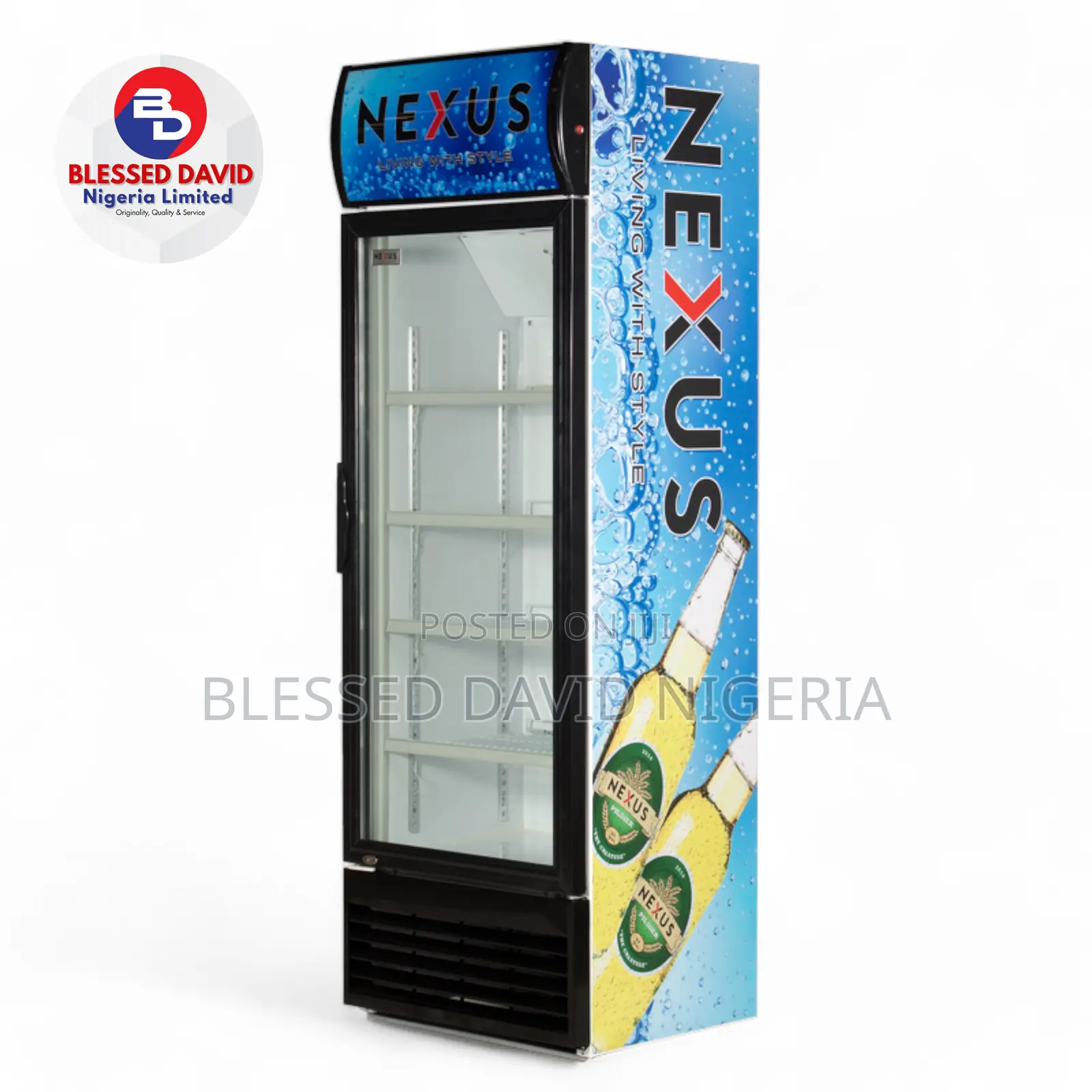 Nexus 300L Upright Showcase Refrigerator NX-501 (Chiller)