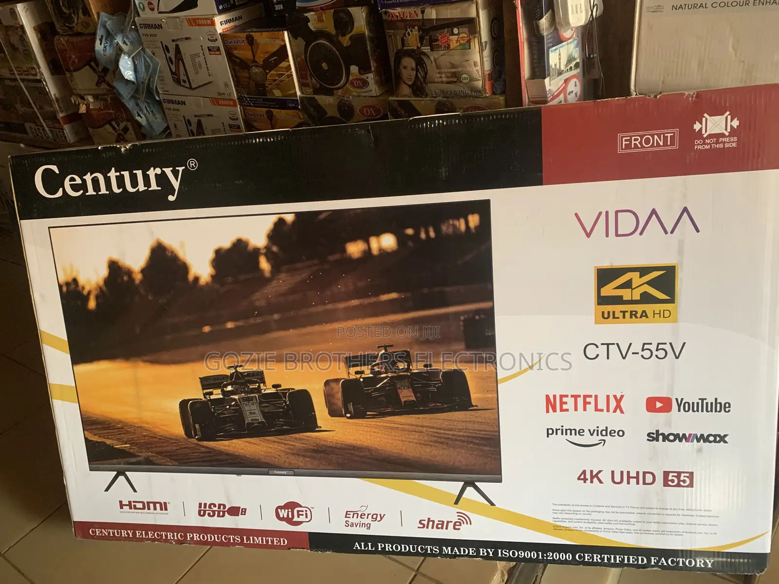 Century 55 Inches Uhd Smart Television With Bluetooth