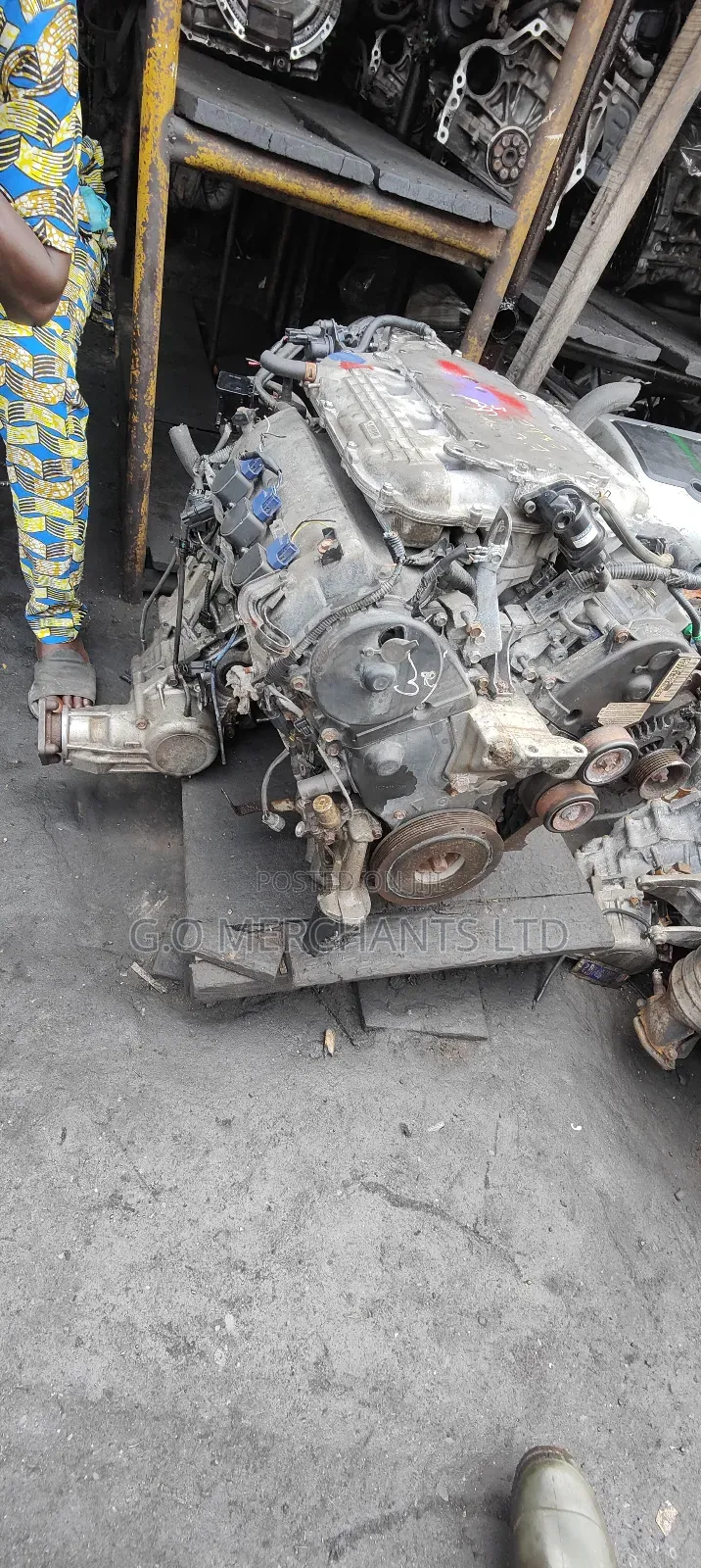 2008 Acura MDX 3.7L Engine 4wd Gearbox Direct Japan