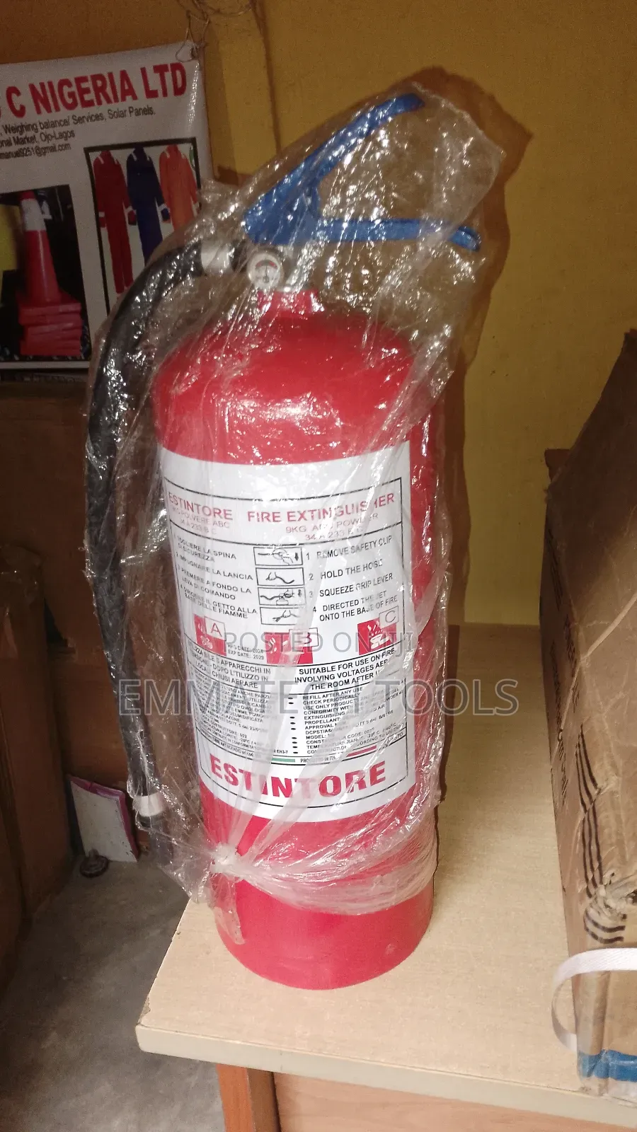 9kg Dry Chemical Extinguisher