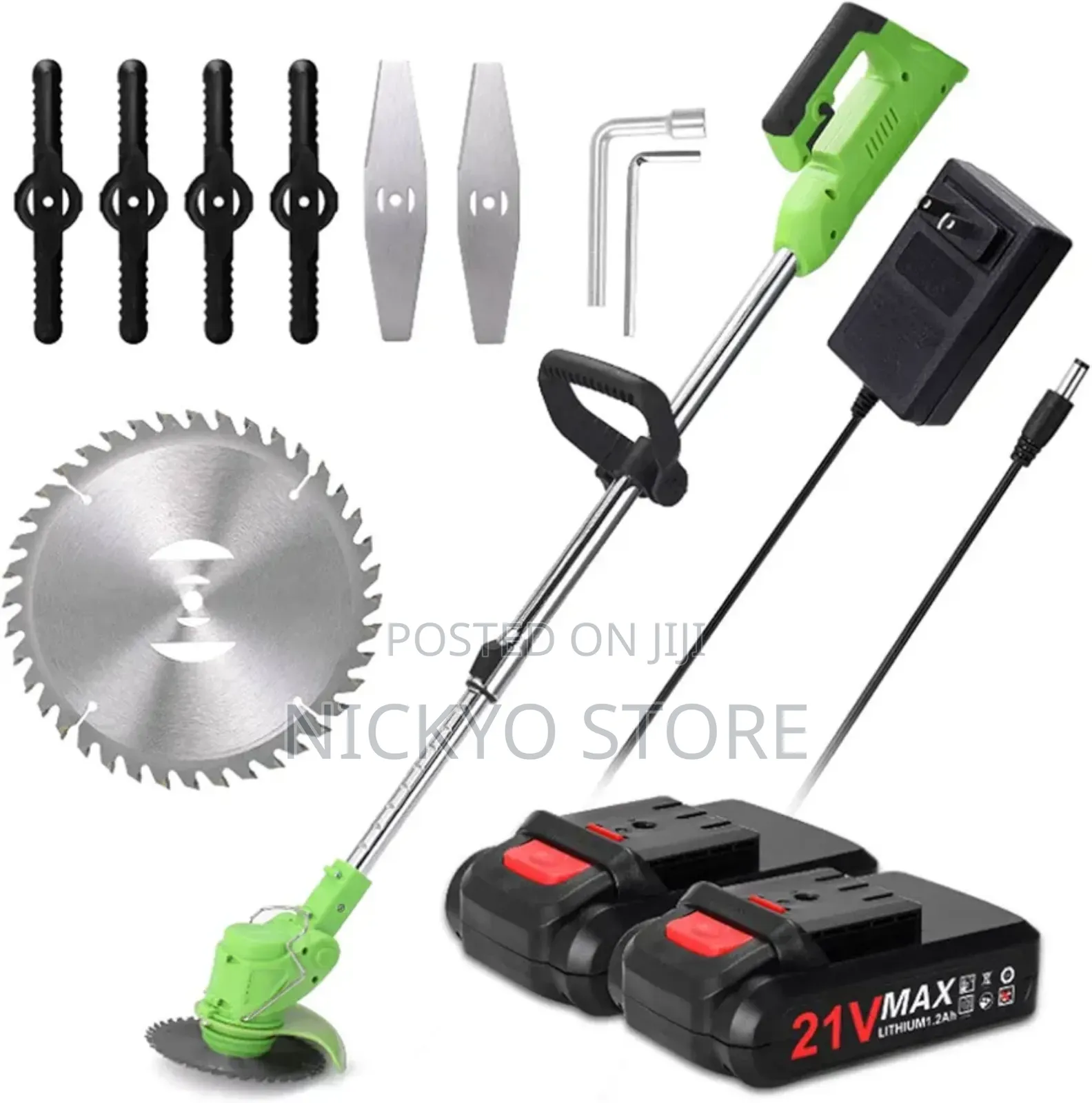 Doube Batteries Cordless Mower Garden Tools Trimming Machine