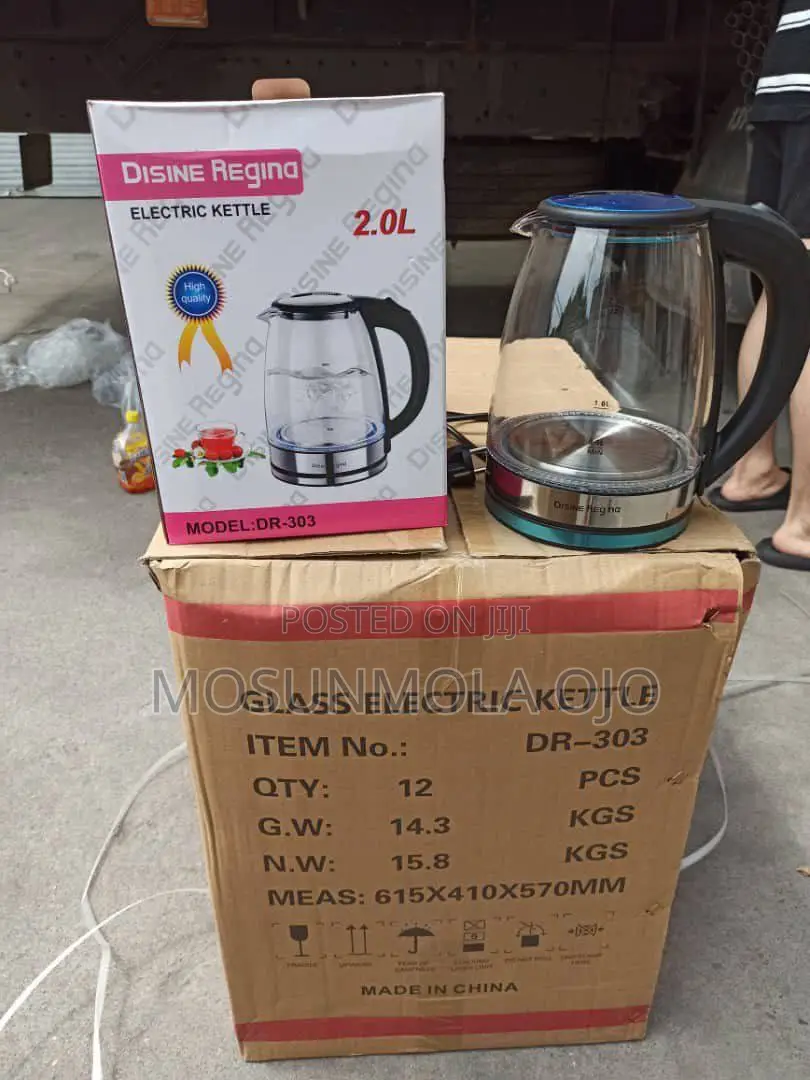 2l Electric Food Grade Glass Kettle