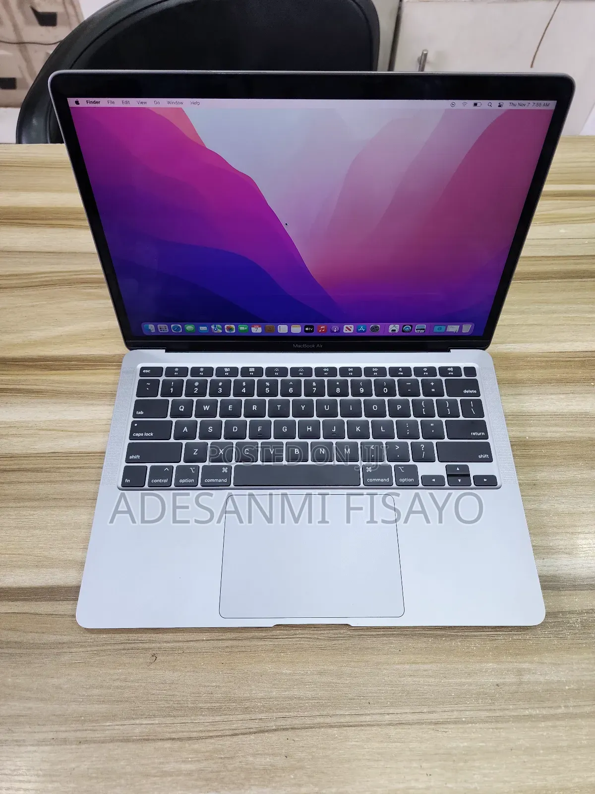 Laptop Apple MacBook Air 2020 16GB Intel Core I5 SSD 72GB