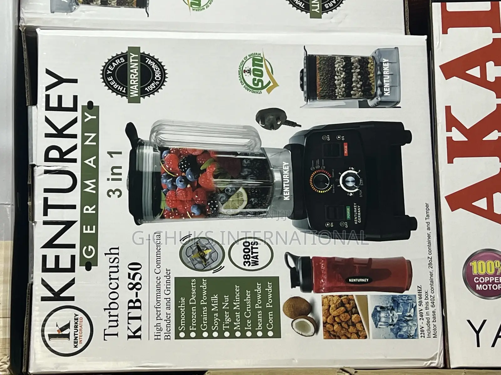 3 in 1 KENTURKEY German Turbo Blender