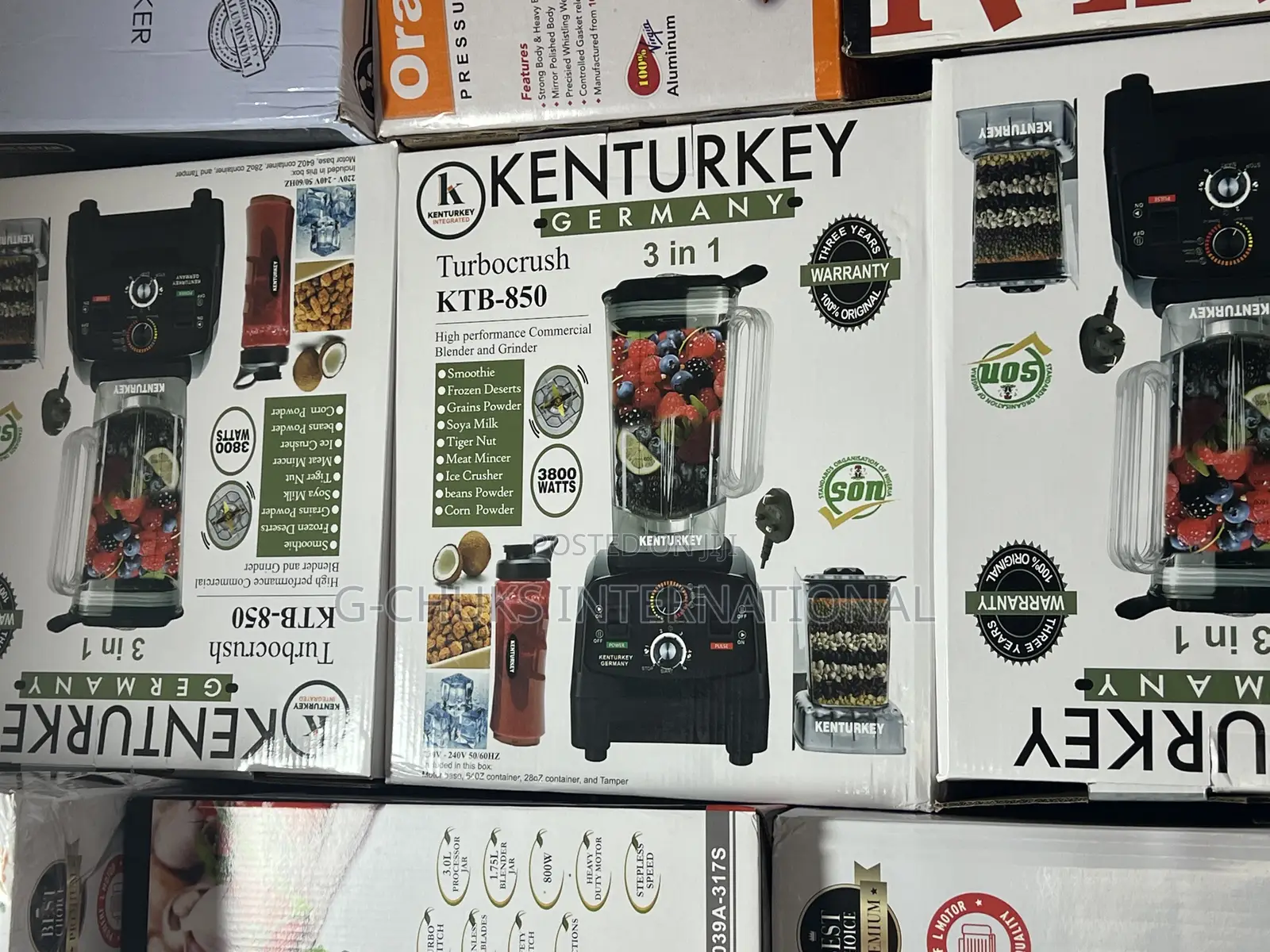 3 in 1 KENTURKEY German Turbo Blender