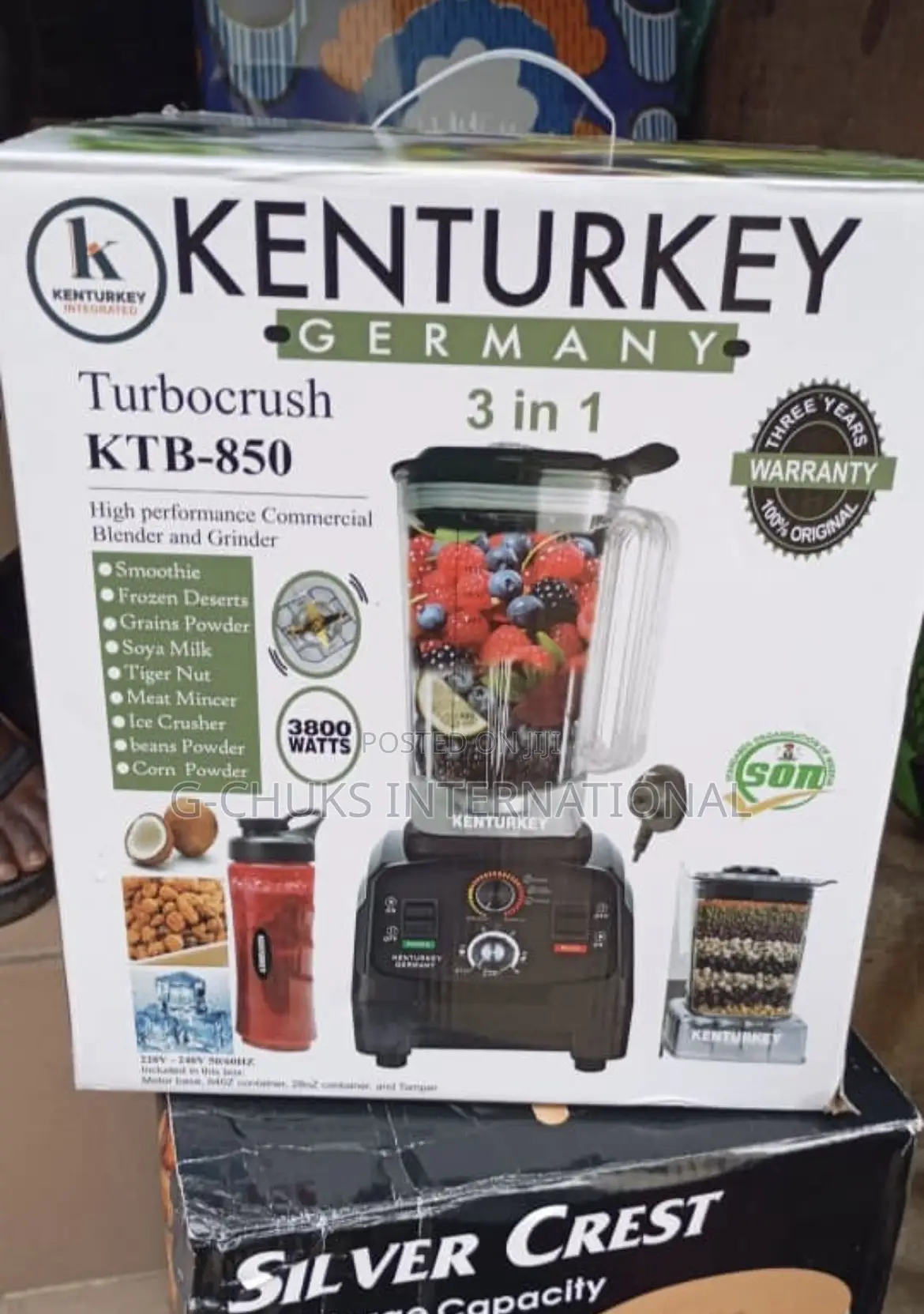 3 in 1 KENTURKEY German Turbo Blender
