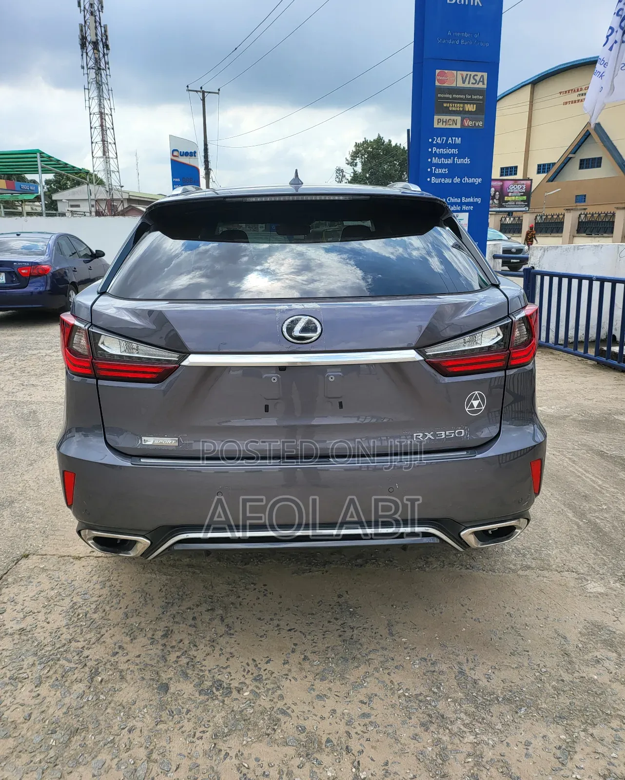 Lexus RX 350 F Sport AWD 2016 Gray