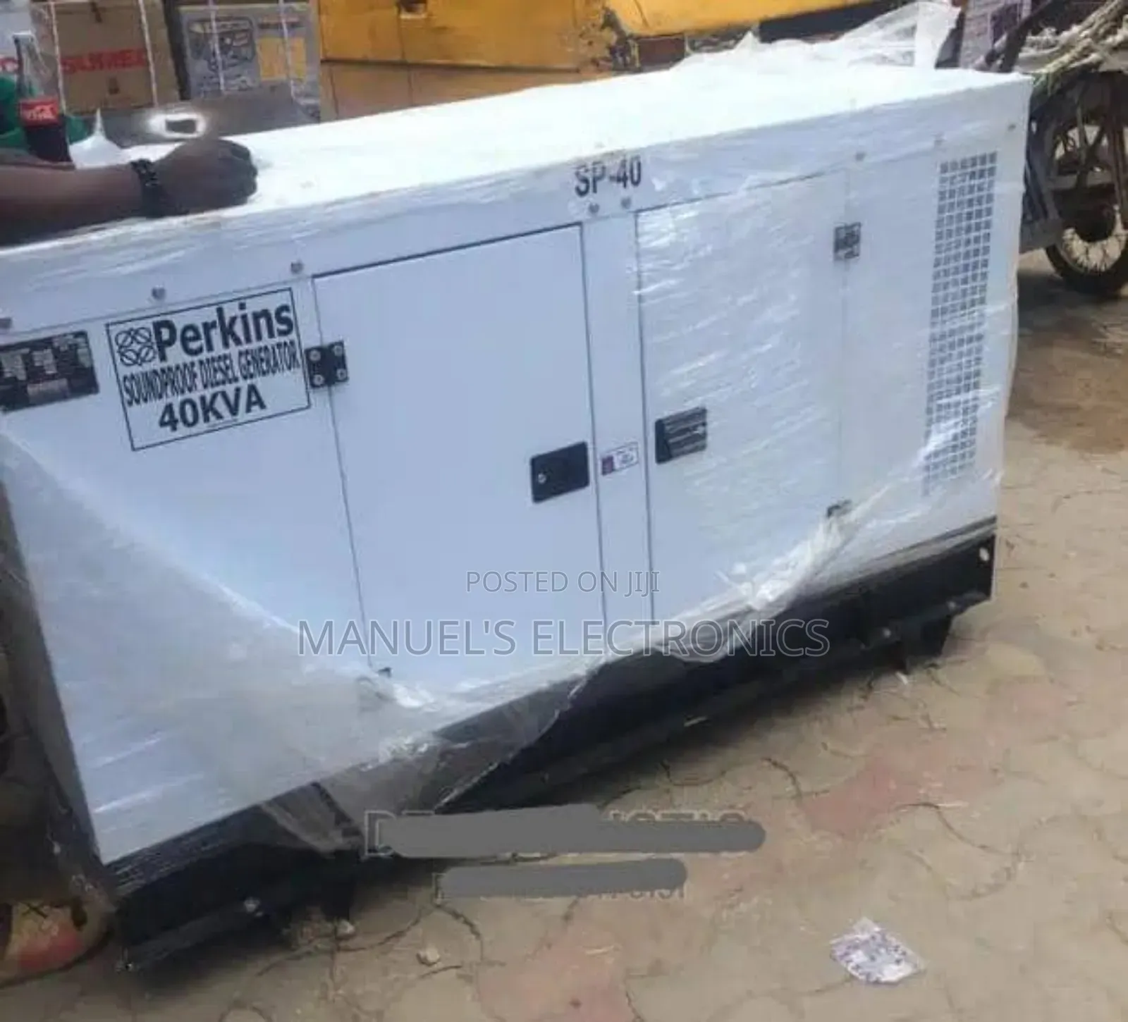 Brand New Perkins Sp40kva Diesel Soundproof Generator