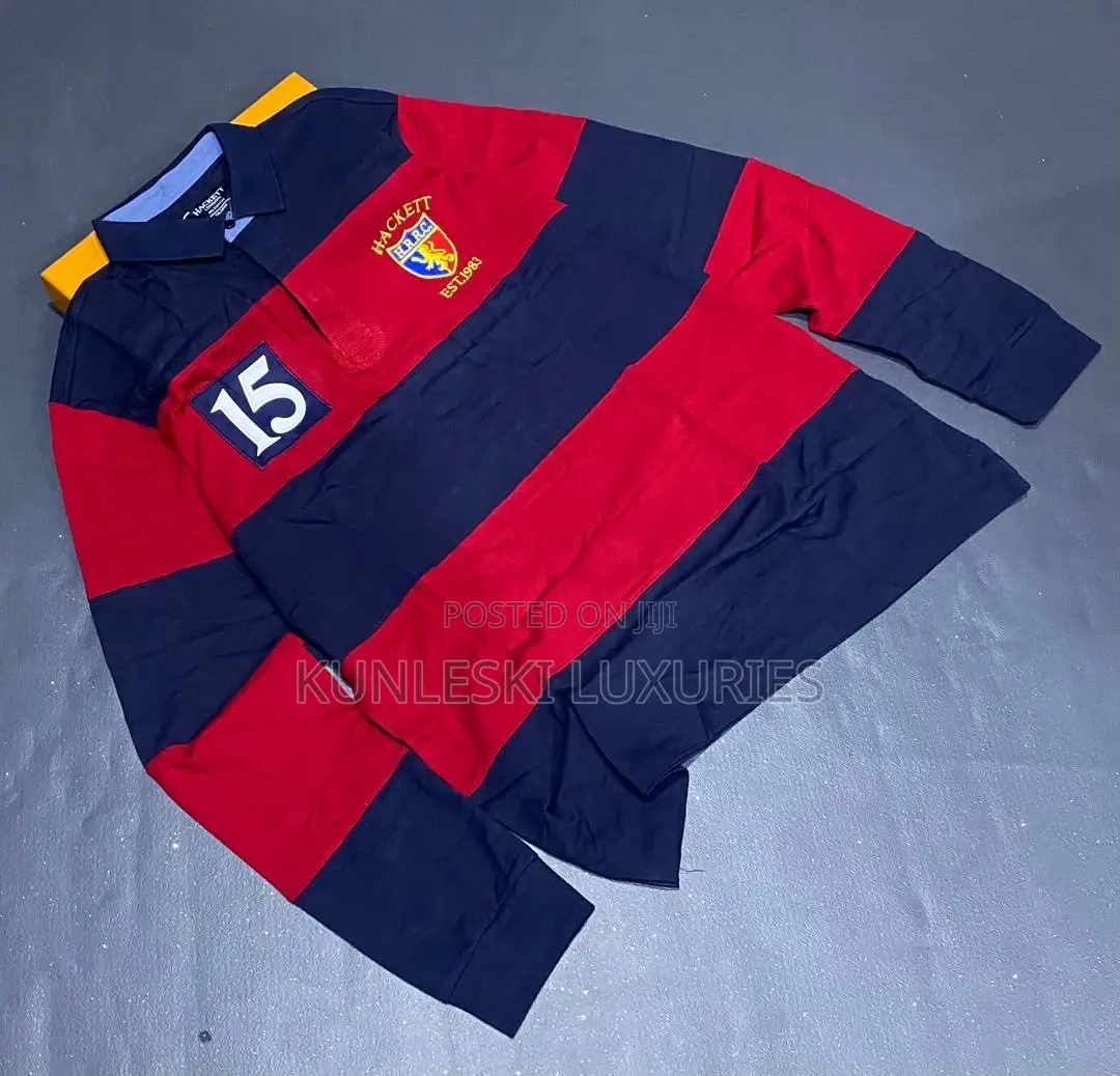 Original Hackett Long Sleeve Collar Neck Polo Collections