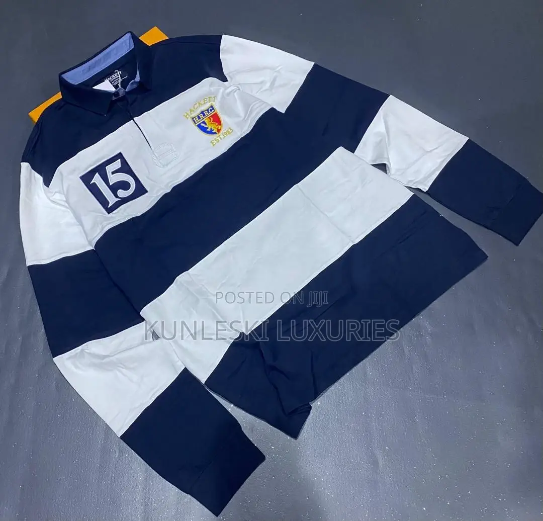Original Hackett Long Sleeve Collar Neck Polo Collections