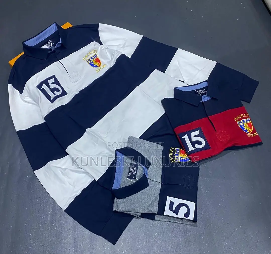 Original Hackett Long Sleeve Collar Neck Polo Collections