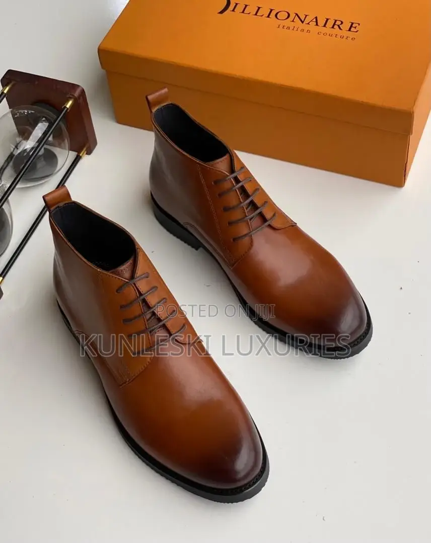 Original Billionaire Men Ankle Leather Boot in Two Colorways