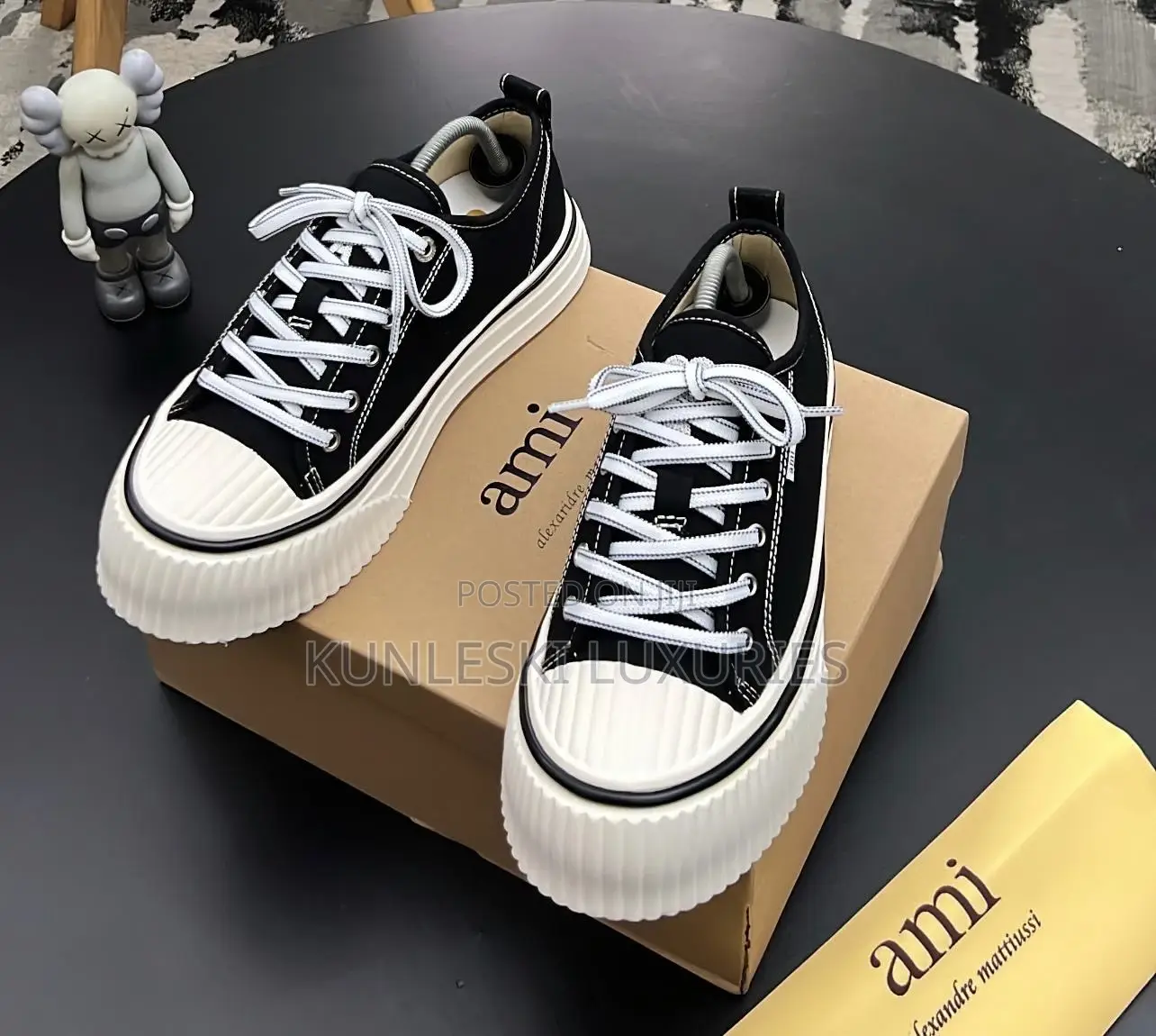Original Ami Alexander Mattiussi Cotton Low Top Sneakers