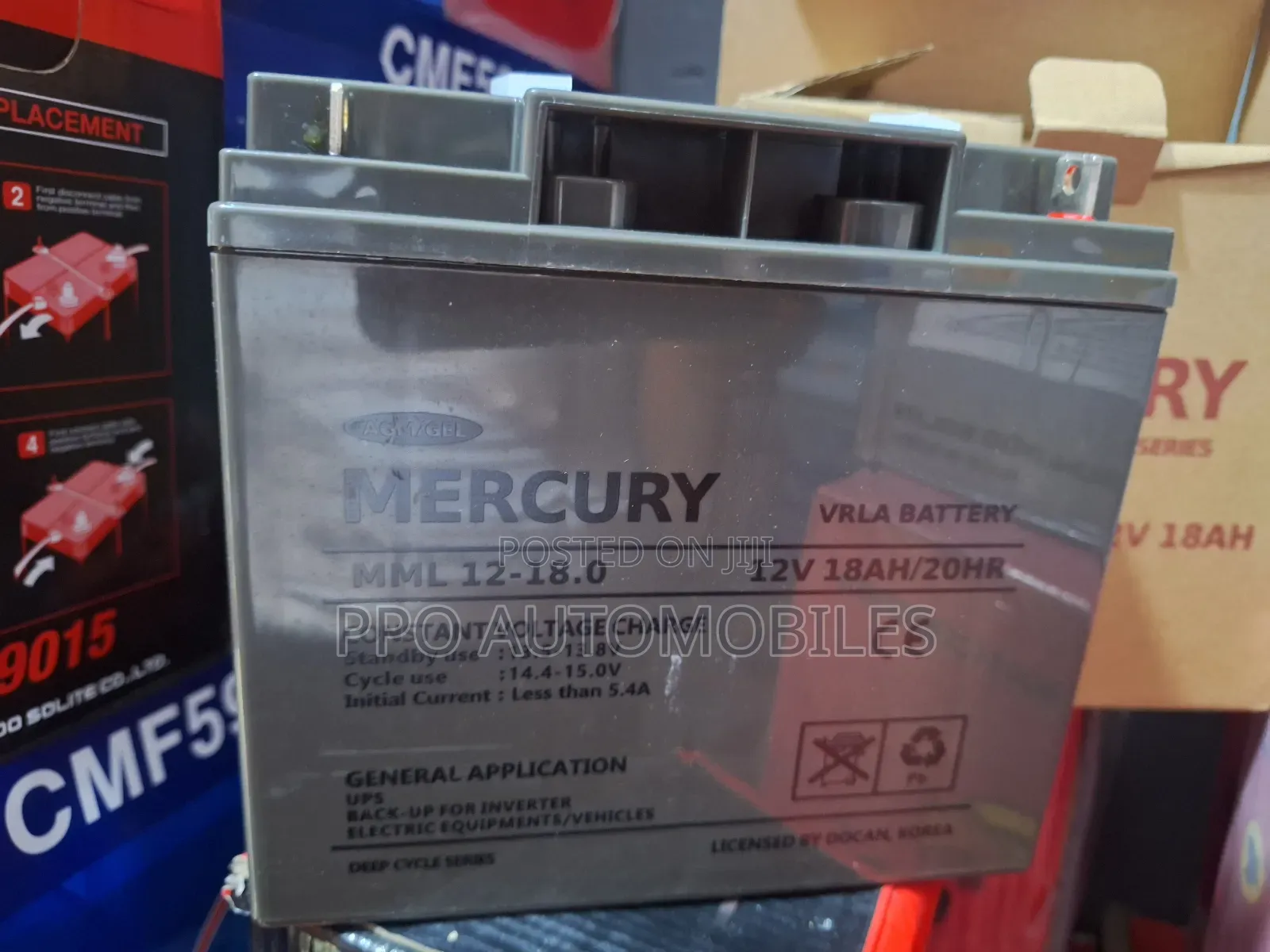 12V 18ah Deep Cycle Battery