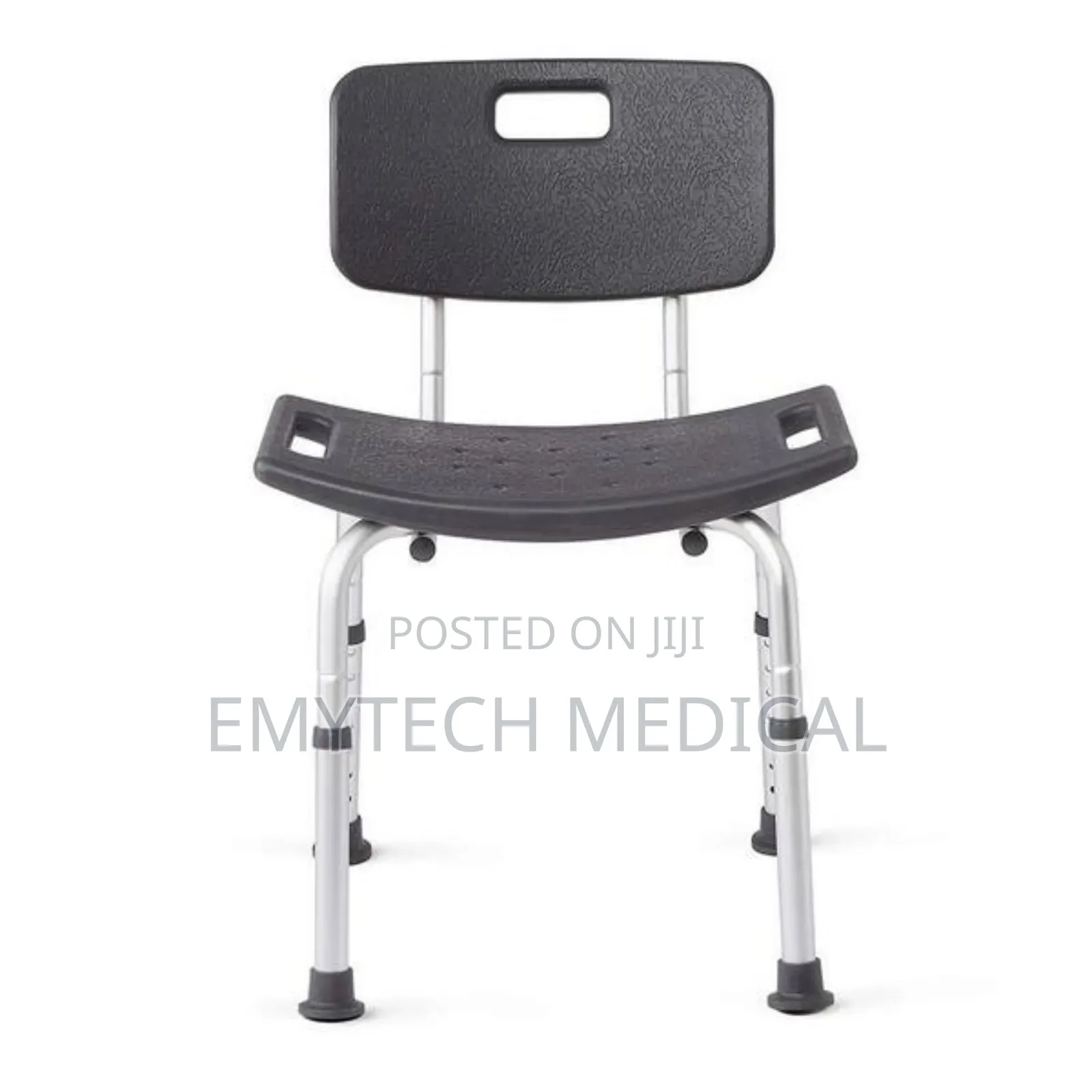 Shower Seat With Black Rest