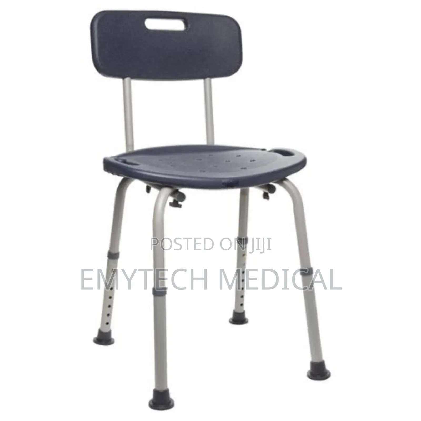 Shower Seat With Black Rest