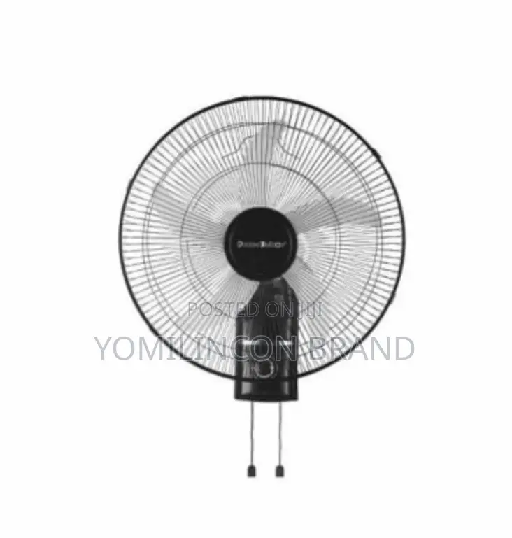 Power Delux Wall Fan PFB-45 Black