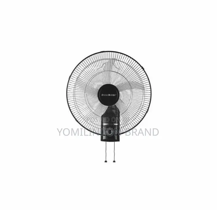 Power Delux Wall Fan PFB-45 Black