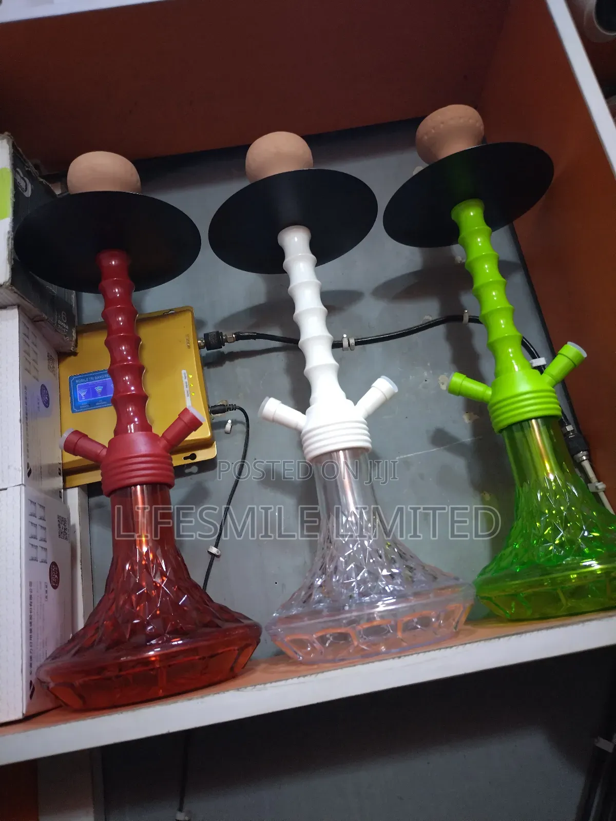 Double Pipe Acrylic Hookah