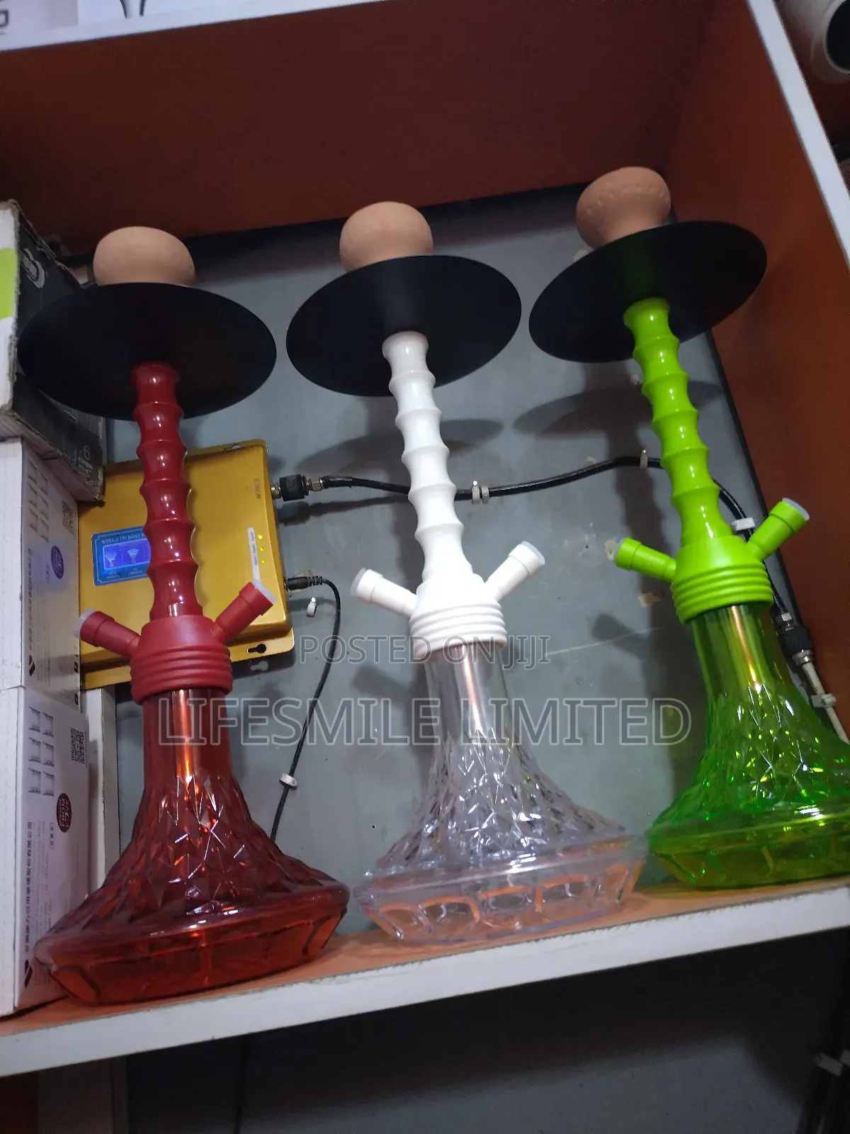 Double Pipe Acrylic Hookah