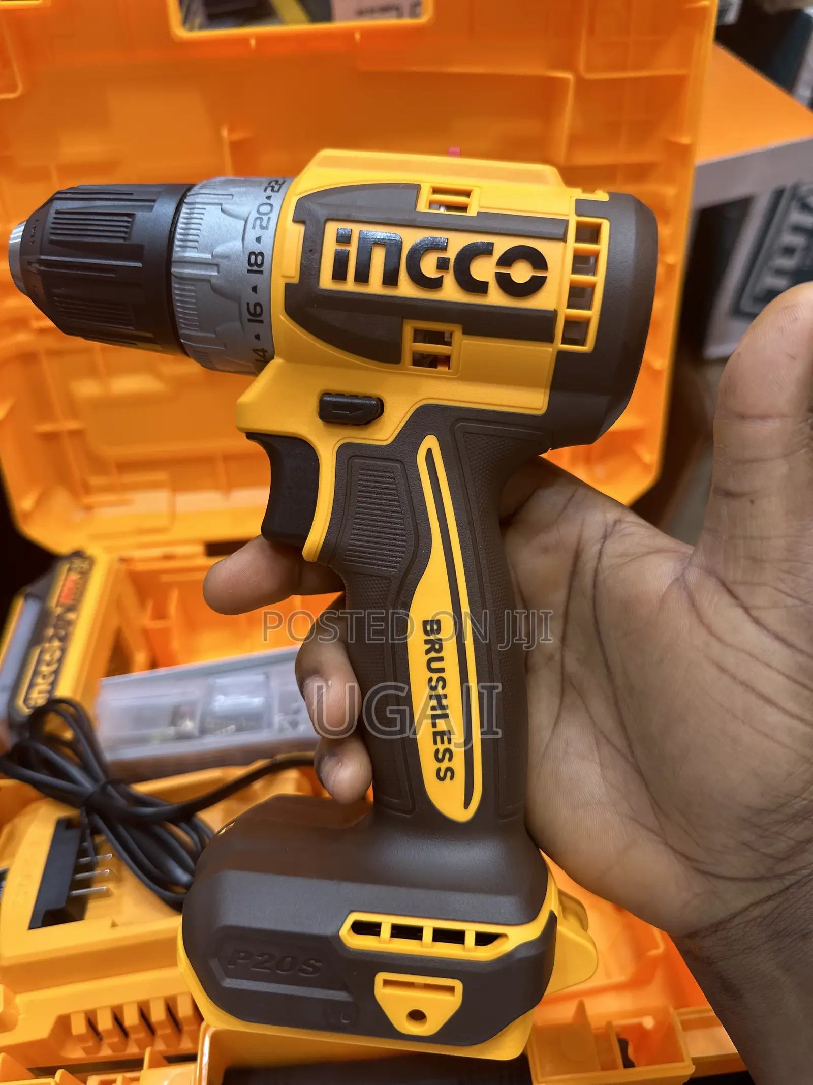 20v Ingco Brushless Cordless Drill