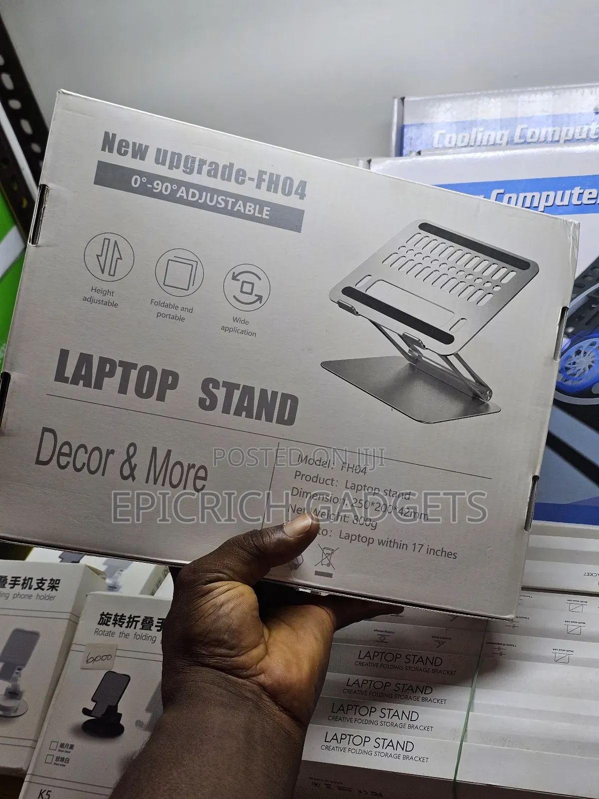 Laptop Stand - Adjustable, 0 - 90°