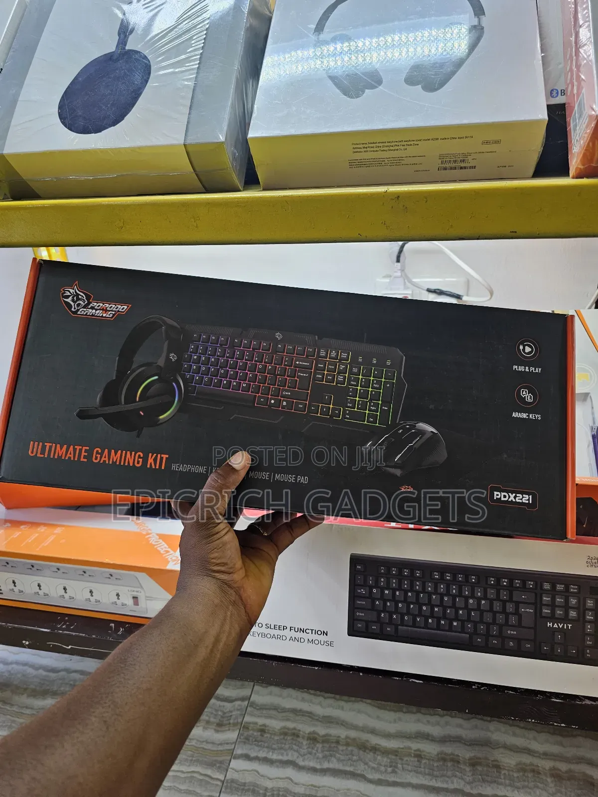 Porodo Ultimate 4 in 1 Gaming Kit Keyboard