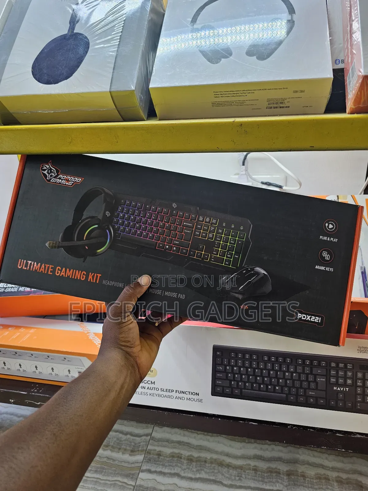 Porodo Ultimate 4 in 1 Gaming Kit Keyboard