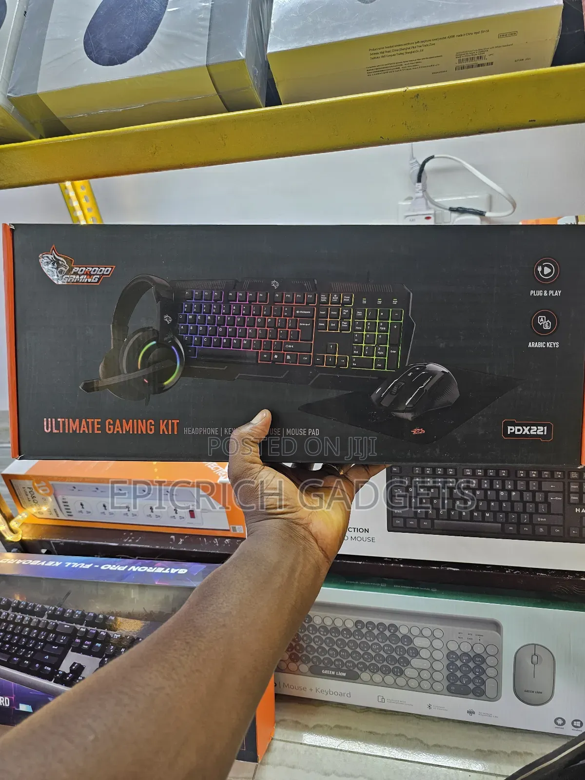Porodo Ultimate 4 in 1 Gaming Kit Keyboard